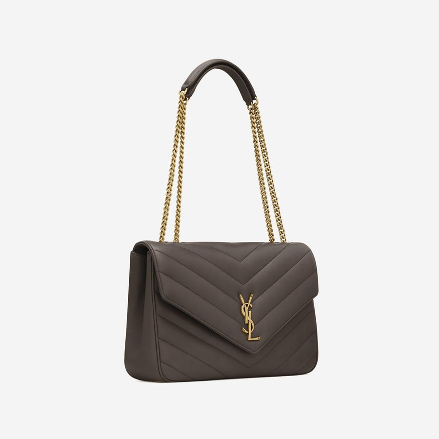 Saint Laurent LOULOU LARGE IN PELLE DI AGNELLO TRAPUNTATA, view 2