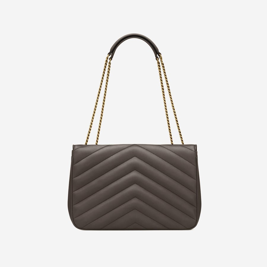 Saint Laurent LOULOU LARGE IN PELLE DI AGNELLO TRAPUNTATA, view 4