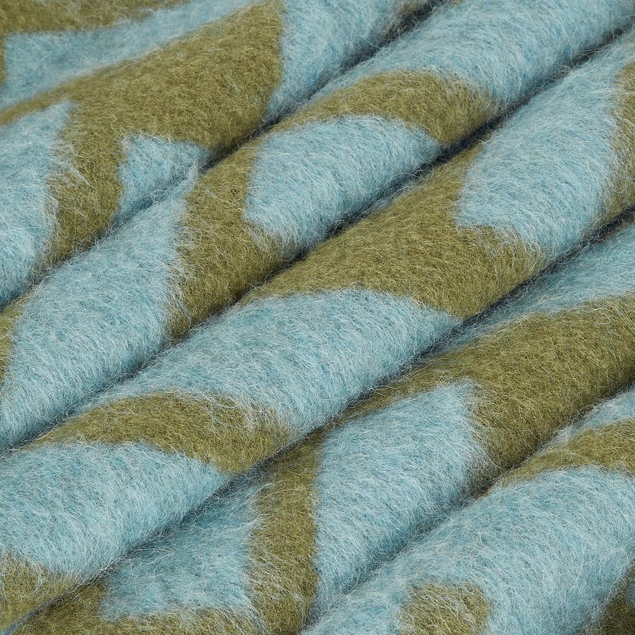Fendi Sciarpa FF in misto alpaca e lana, view 3