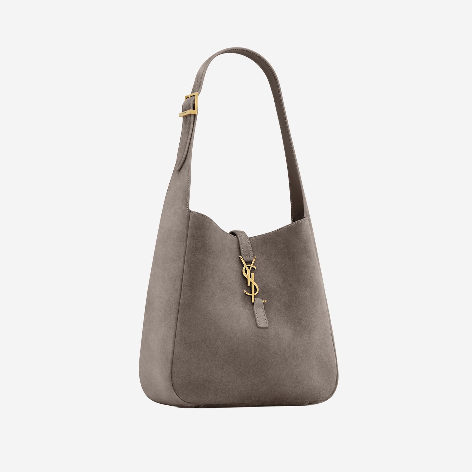 Saint Laurent BORSA LE 5 À 7 PICCOLA E MORBIDA IN SUEDE, view 2