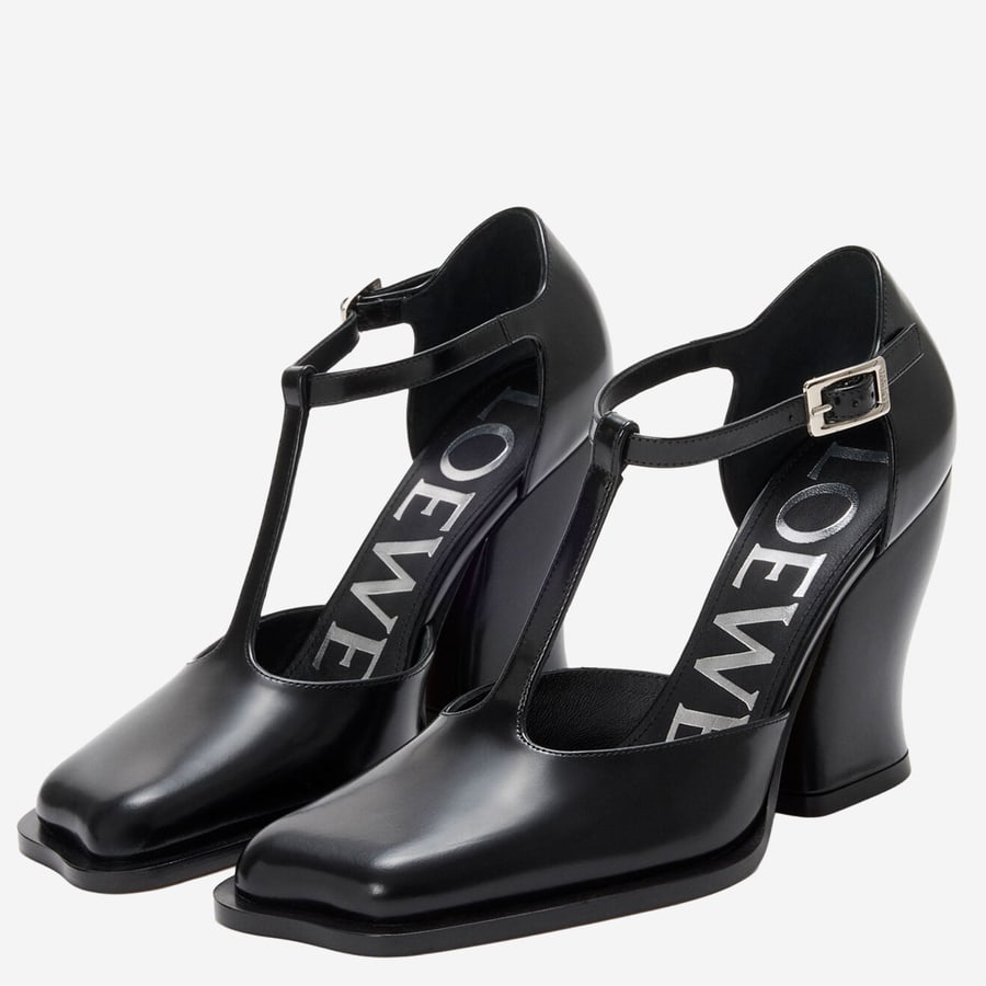 Loewe Décolleté Onda con cinturino a T in pelle, view 2
