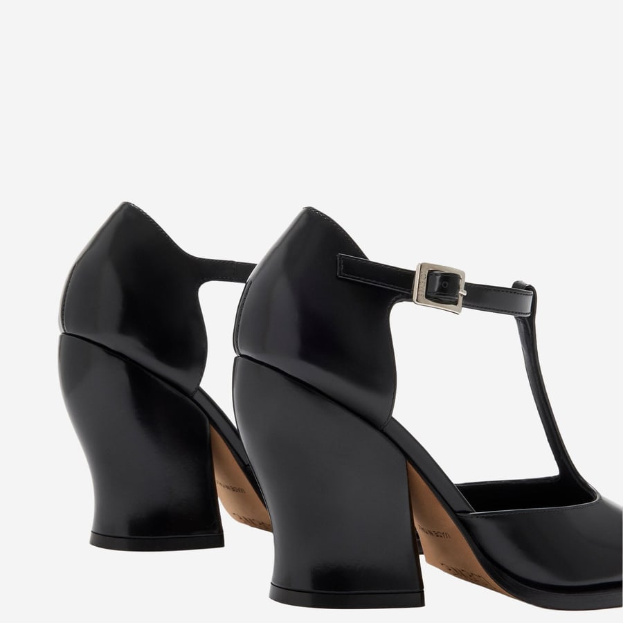 Loewe Décolleté Onda con cinturino a T in pelle, view 4