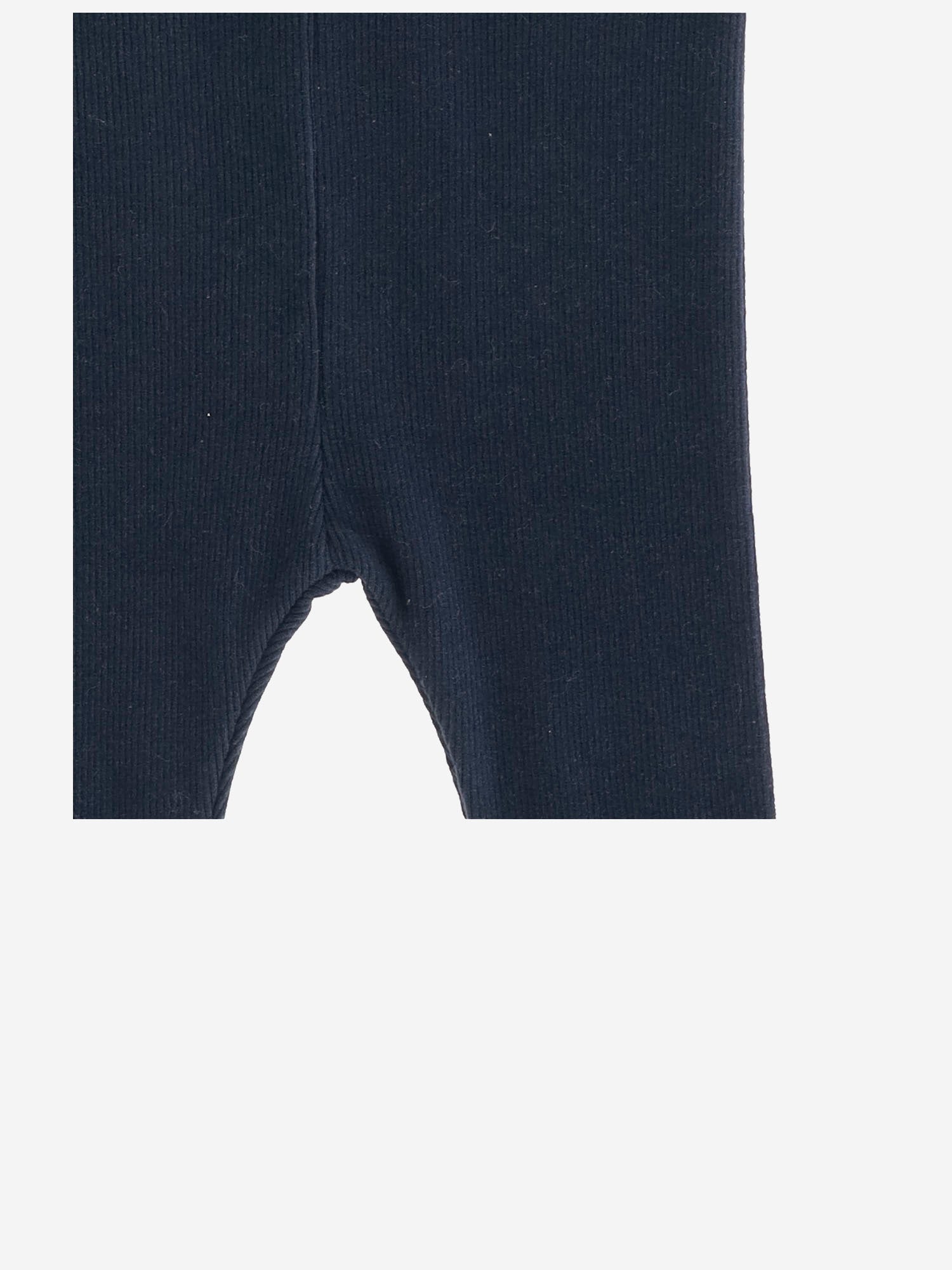 1+ IN THE FAMILY KIDS PANTALONI LEGGINS SINA IN MISTO COTONE STRETCH, view 2