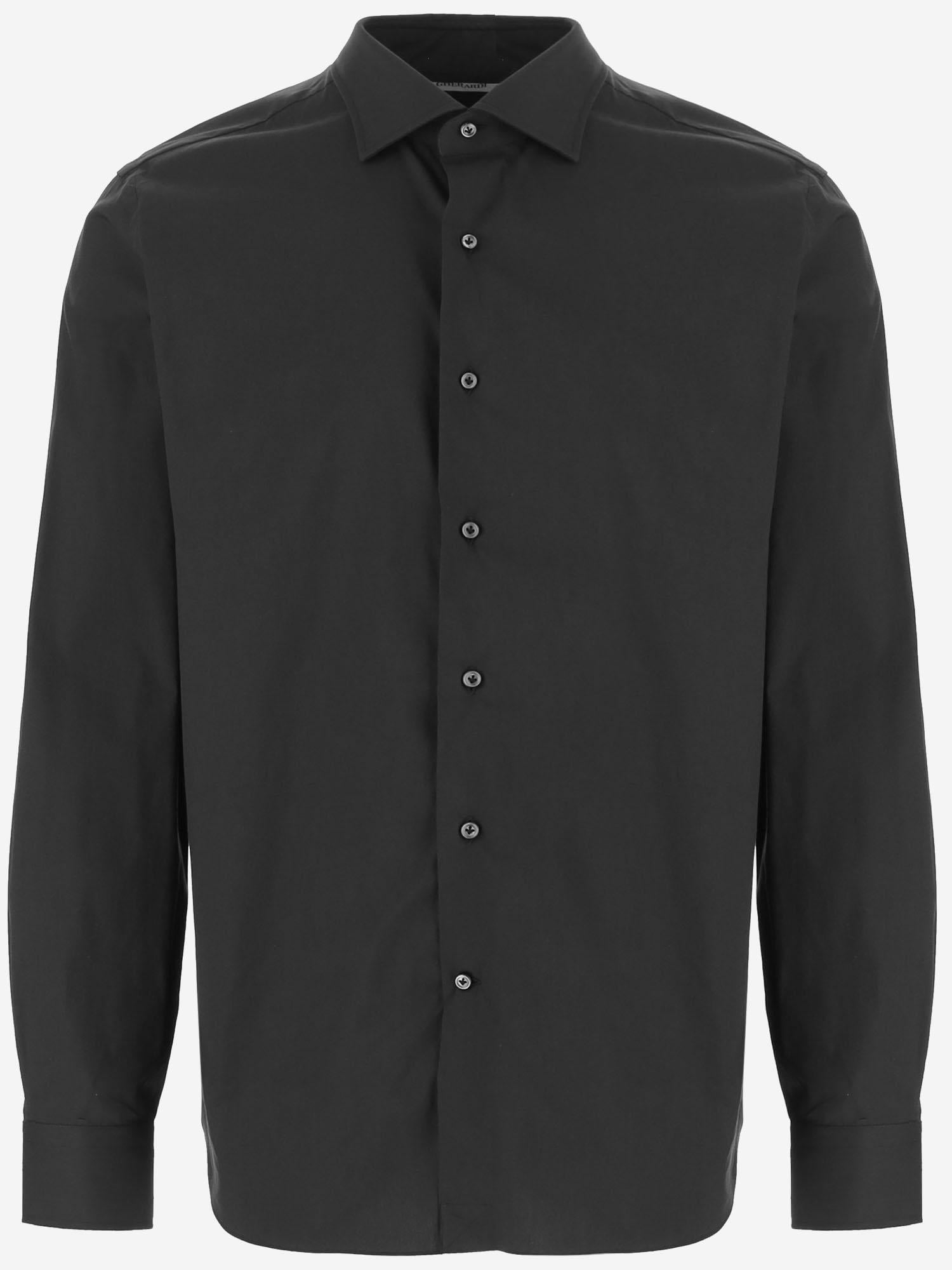 GHERARDI CAMICIA IN MISTO COTONE