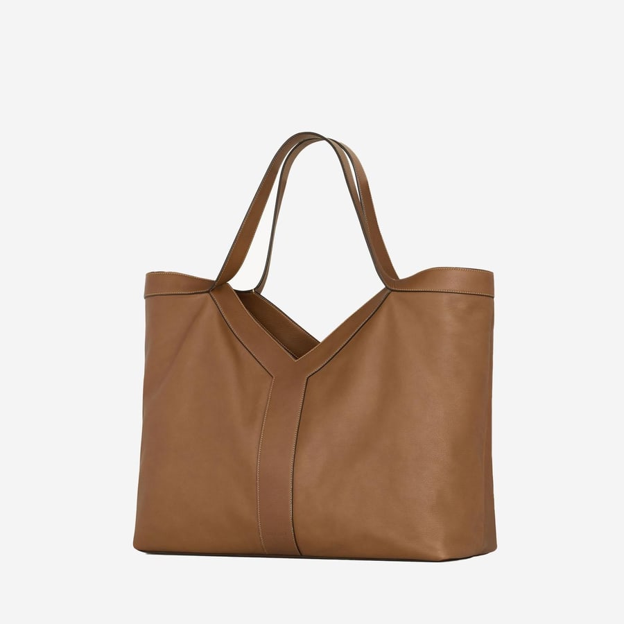 Saint Laurent BORSA TOTE Y GRANDE IN PELLE, view 2