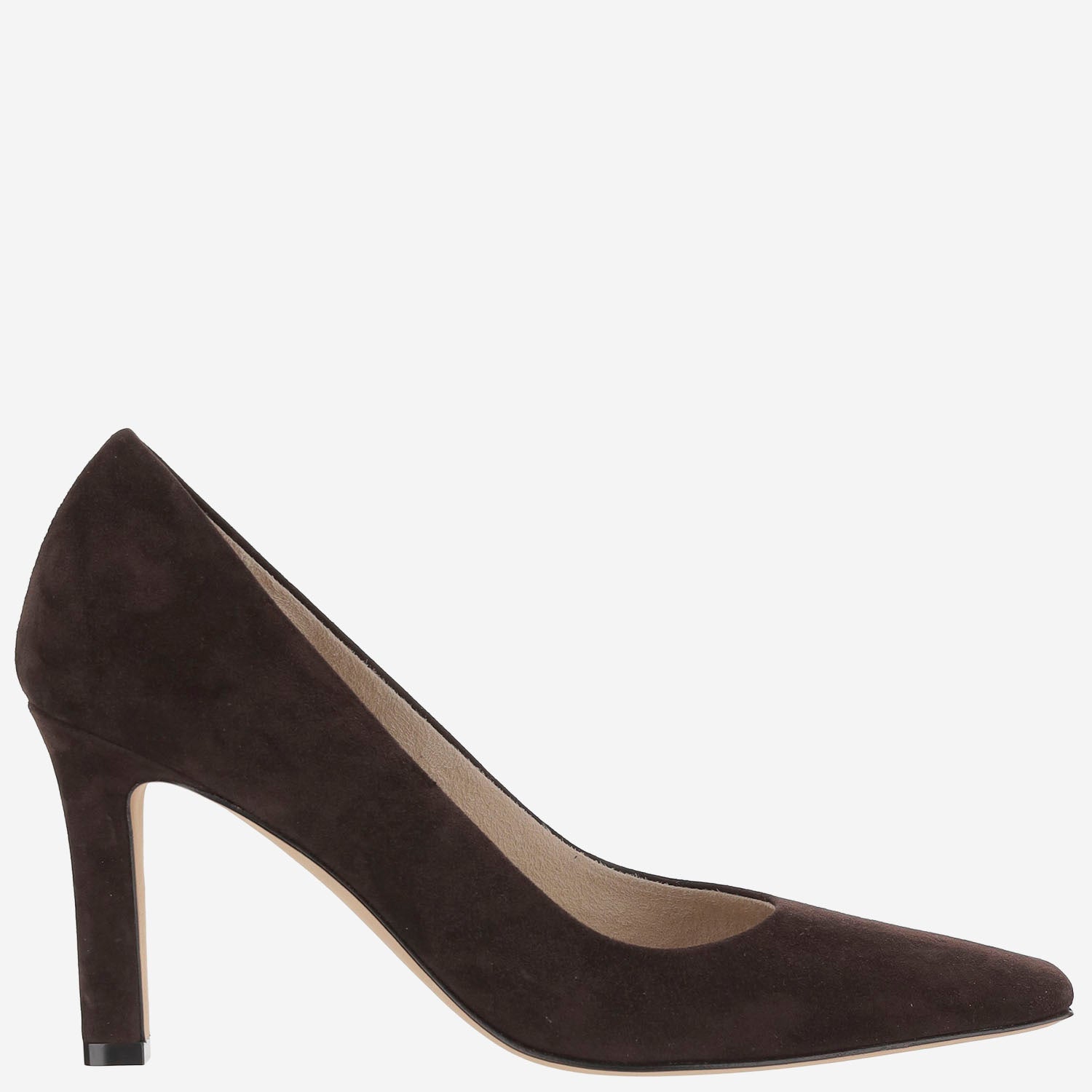 The Row Décolleté Carla 80 in pelle scamosciata