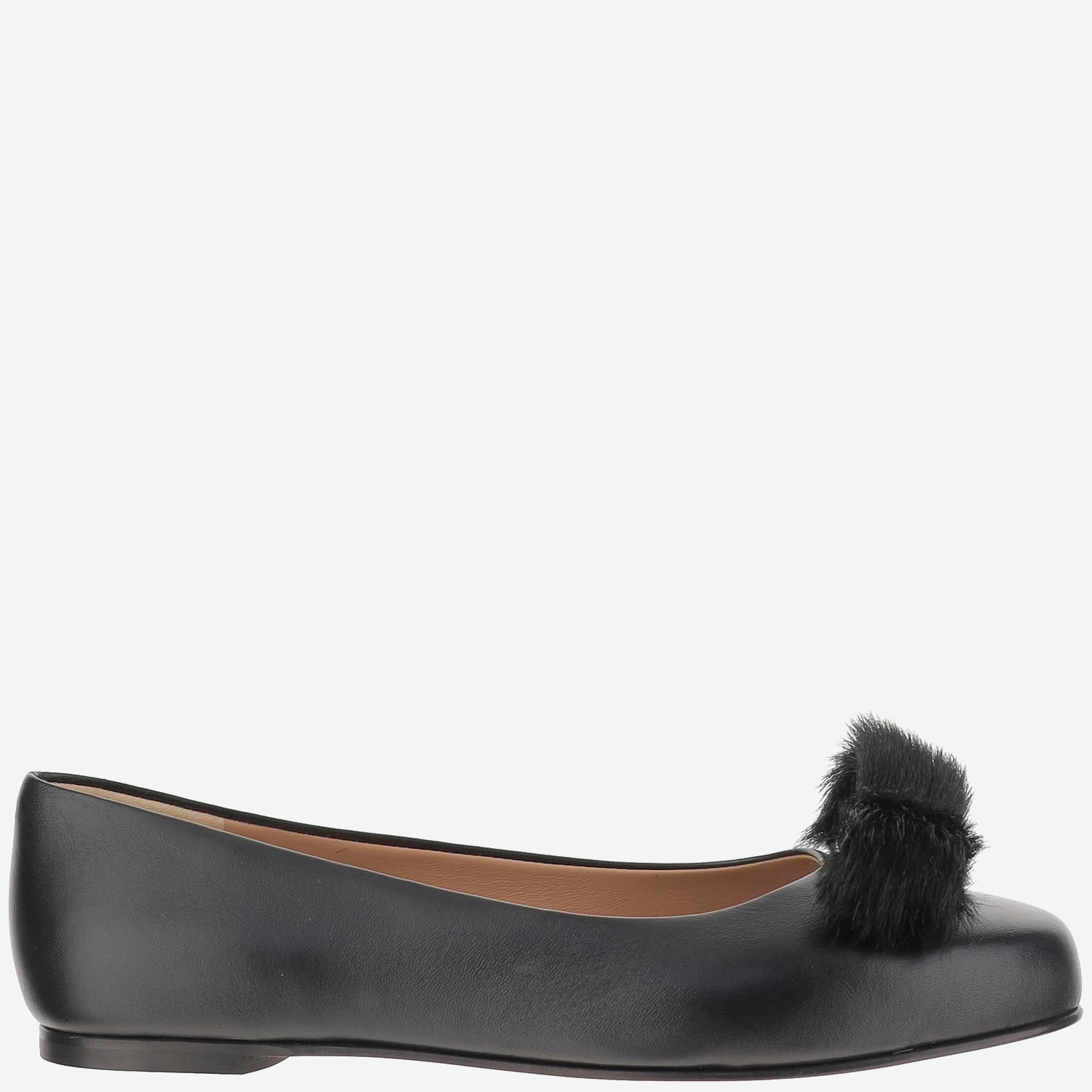 Ferragamo Ballerine fiocco in pelle