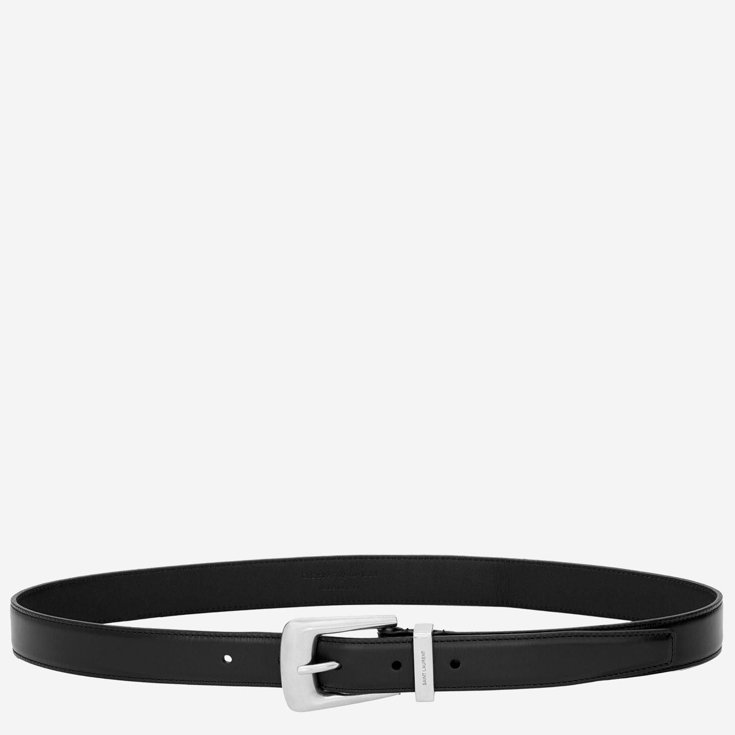 Saint Laurent Cintura FOLK in pelle liscia