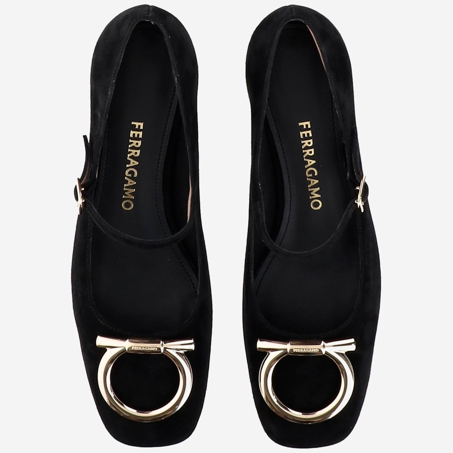 Ferragamo BALLERINE IN PELLE, view 2