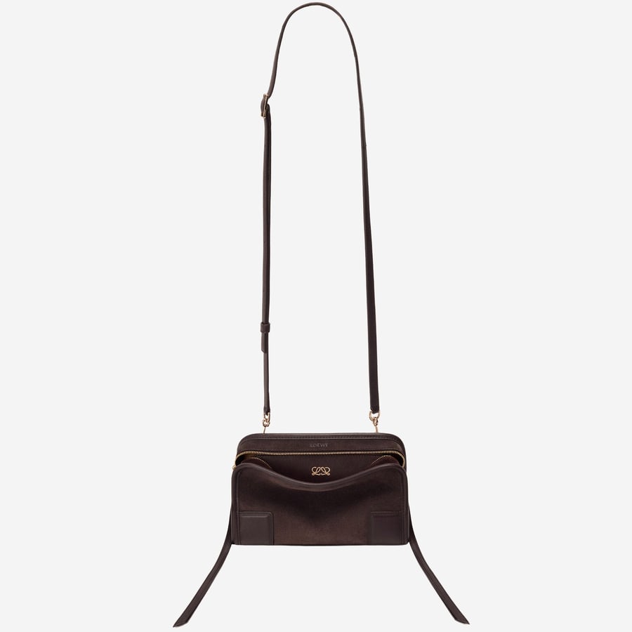 Loewe BORSA AMAZONA 180 MINI IN PELLE SCAMOSCIATA, view 2