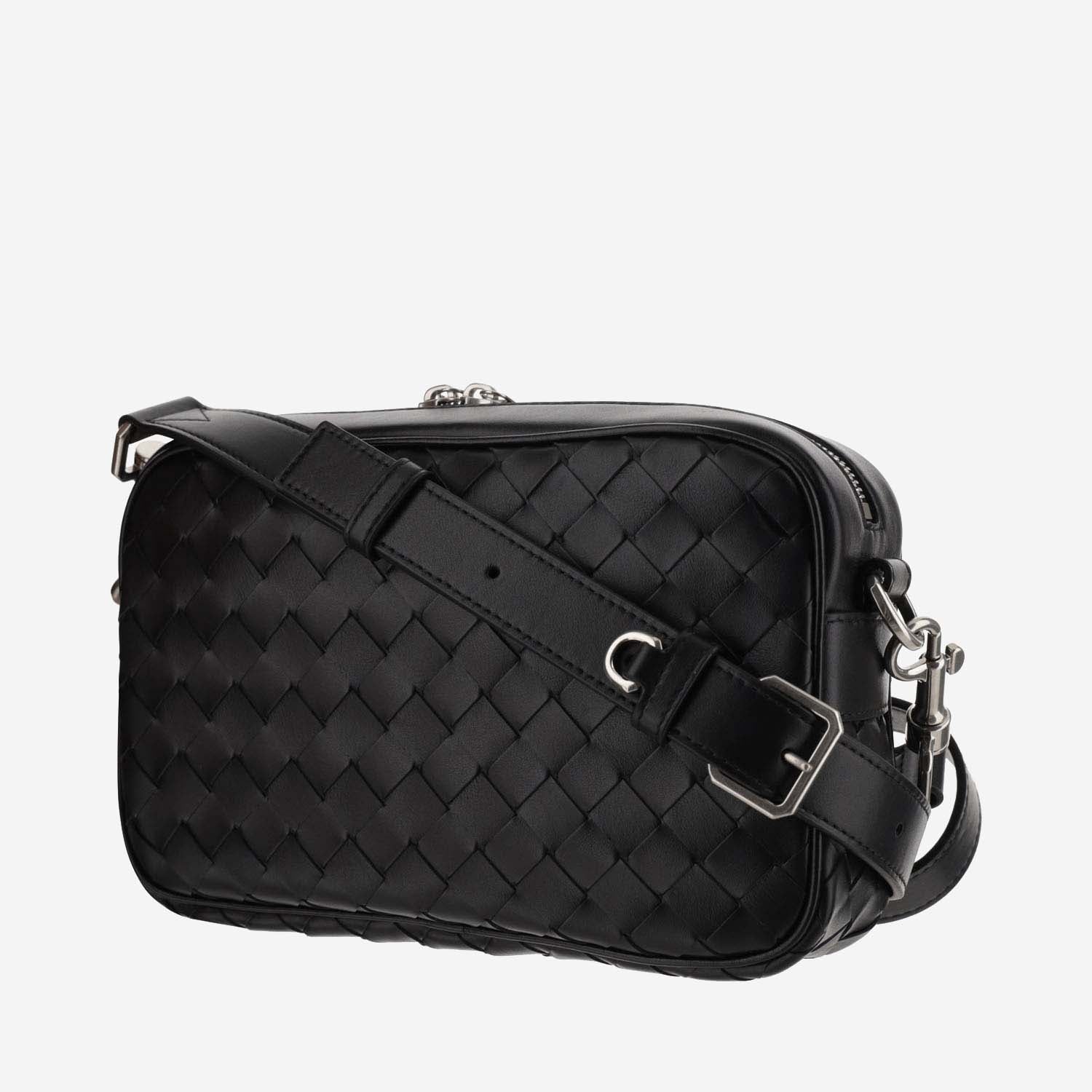 Bottega Veneta CAMERA BAG INTRECCIATO MEDIA, view 2