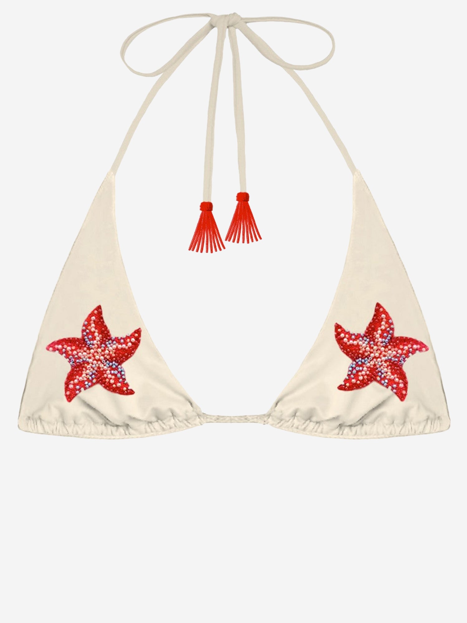 MC2 SAINT BARTH TOP BIKINI GUIANA CON STELLE MARINE IN PERLINE