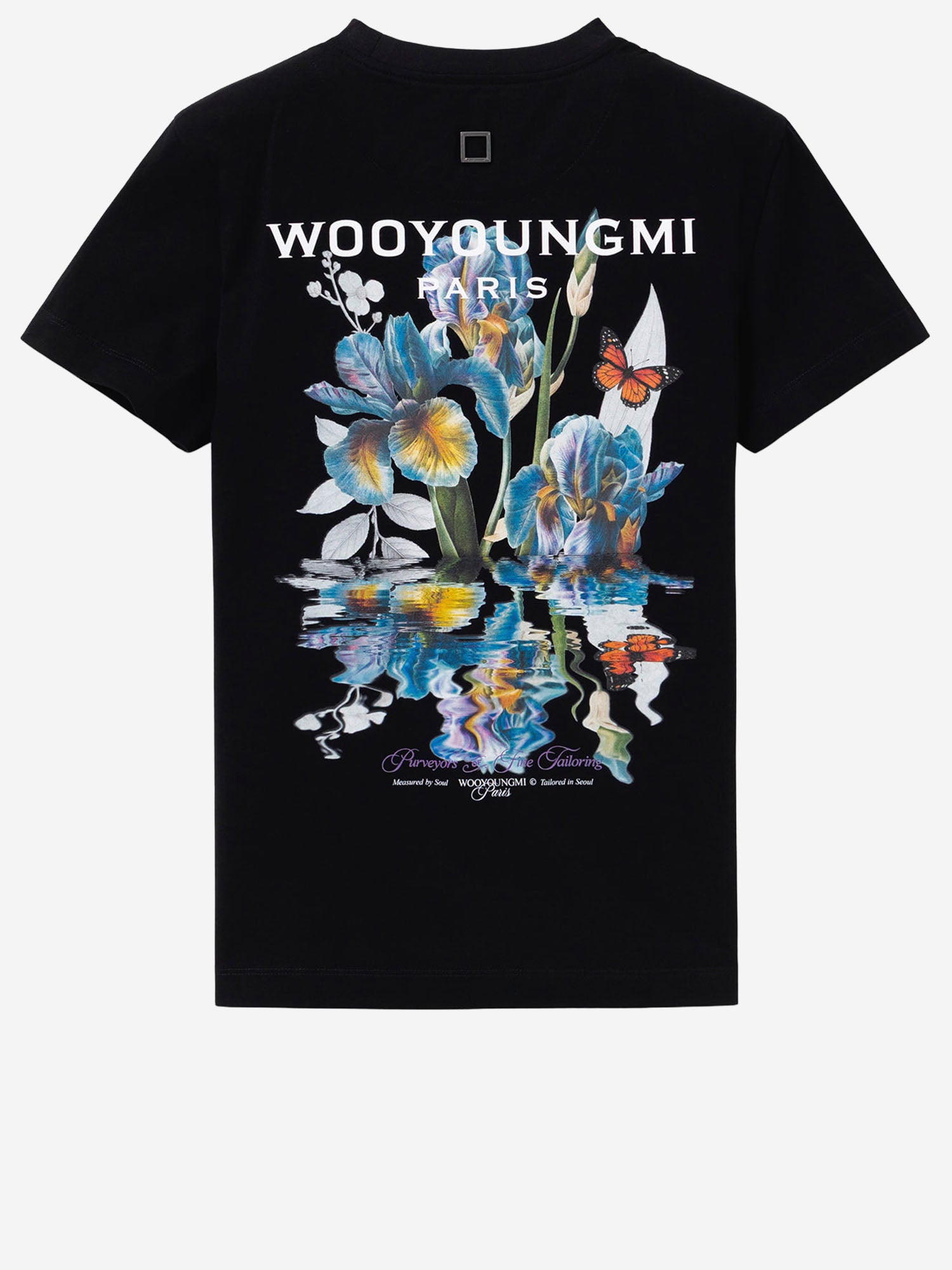 WOOYOUNGMI T-SHIRT IN COTONE CON STAMPA POSTERIORE, view 2