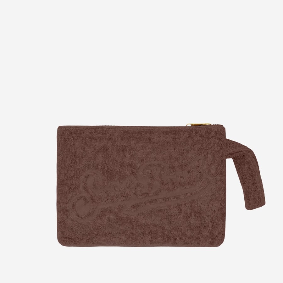 MC2 SAINT BARTH POCHETTE IN COTONE CON LOGO