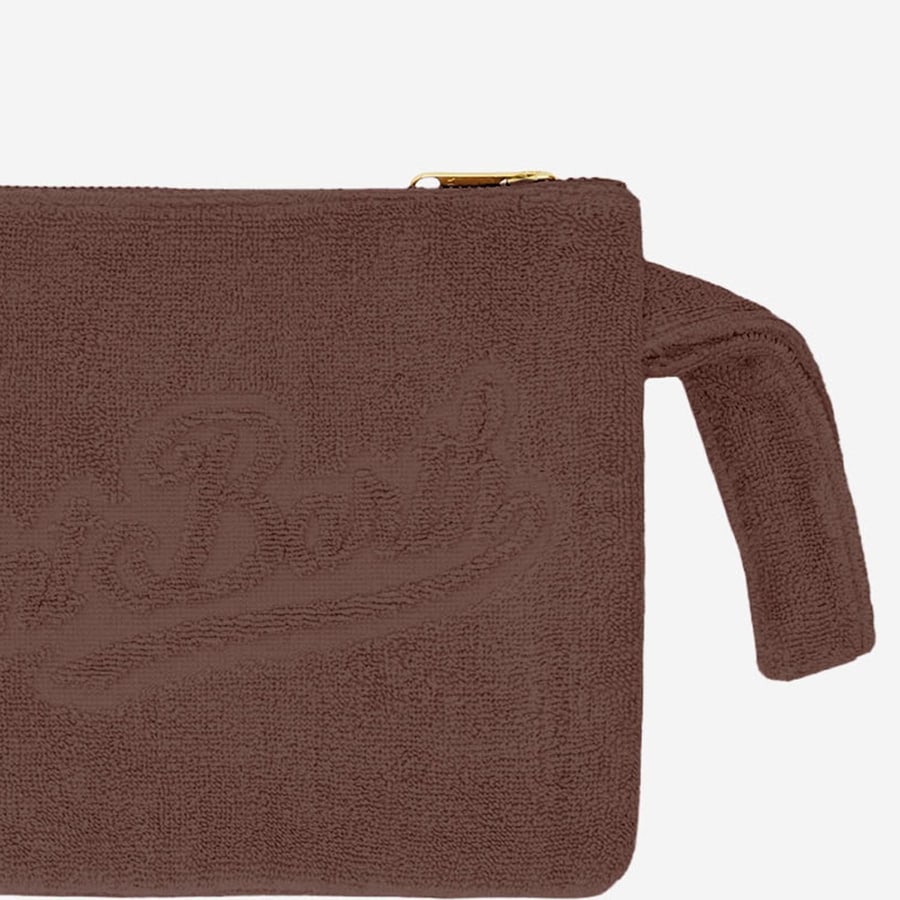MC2 SAINT BARTH POCHETTE IN COTONE CON LOGO, view 2