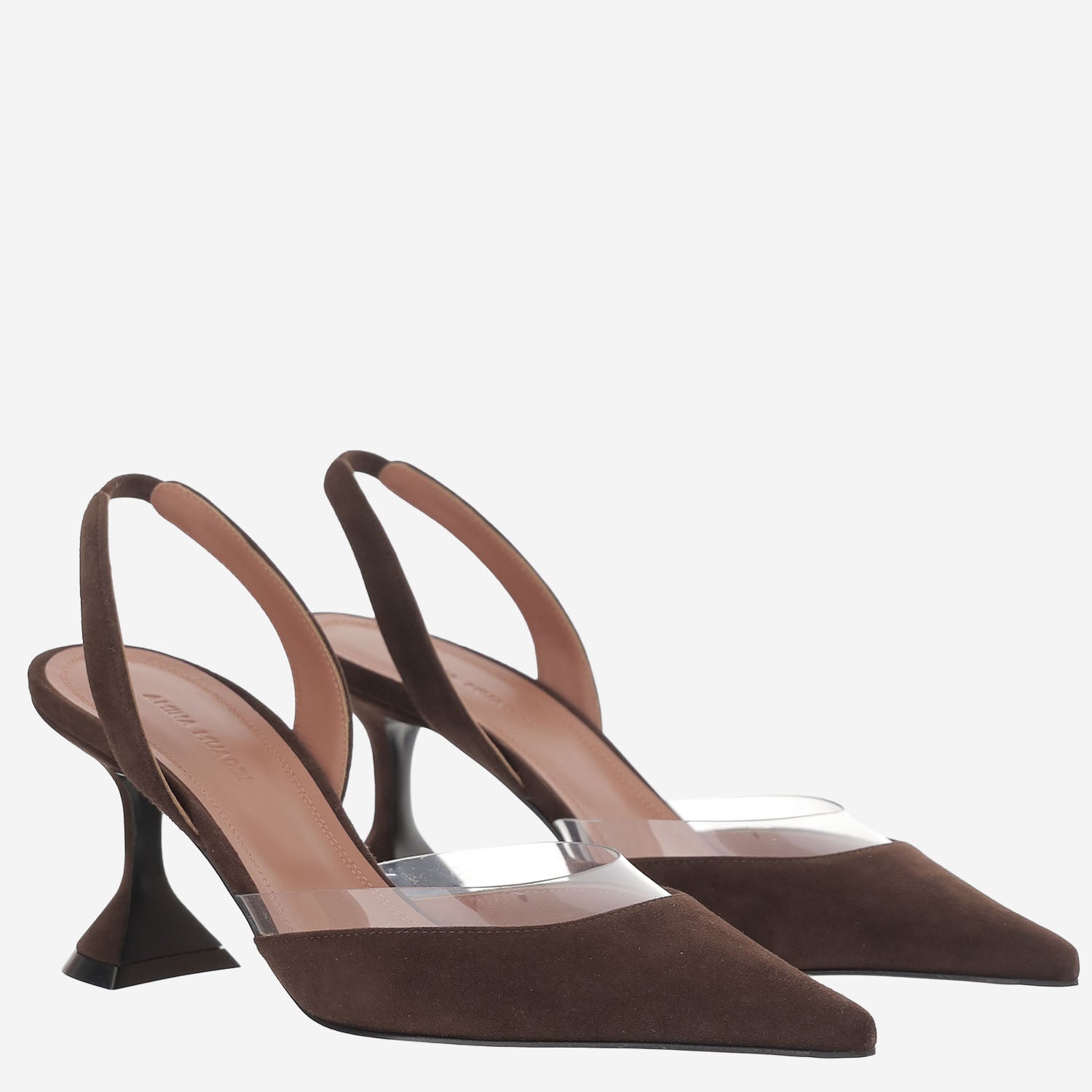Amina Muaddi SLINGBACK LARA IN SUEDE, view 2