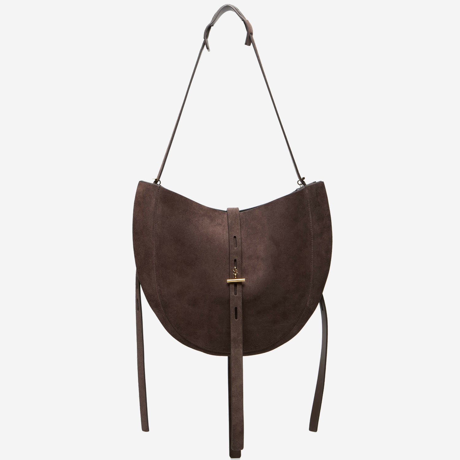 MINOBOSSI BORSA LIZZIE IN PELLE SCAMOSCIATA