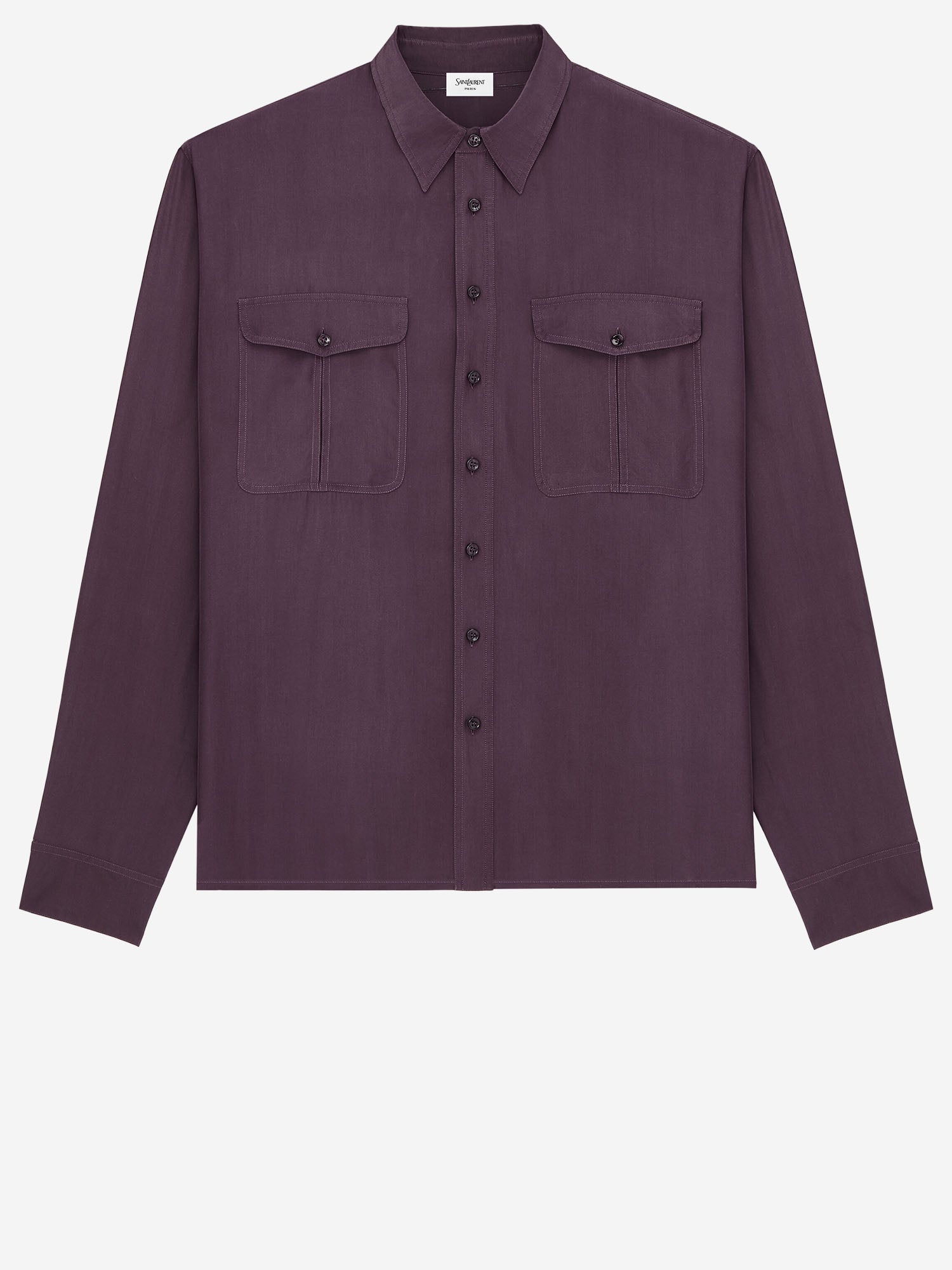 Saint Laurent CAMICIA IN VISCOSA E SETA