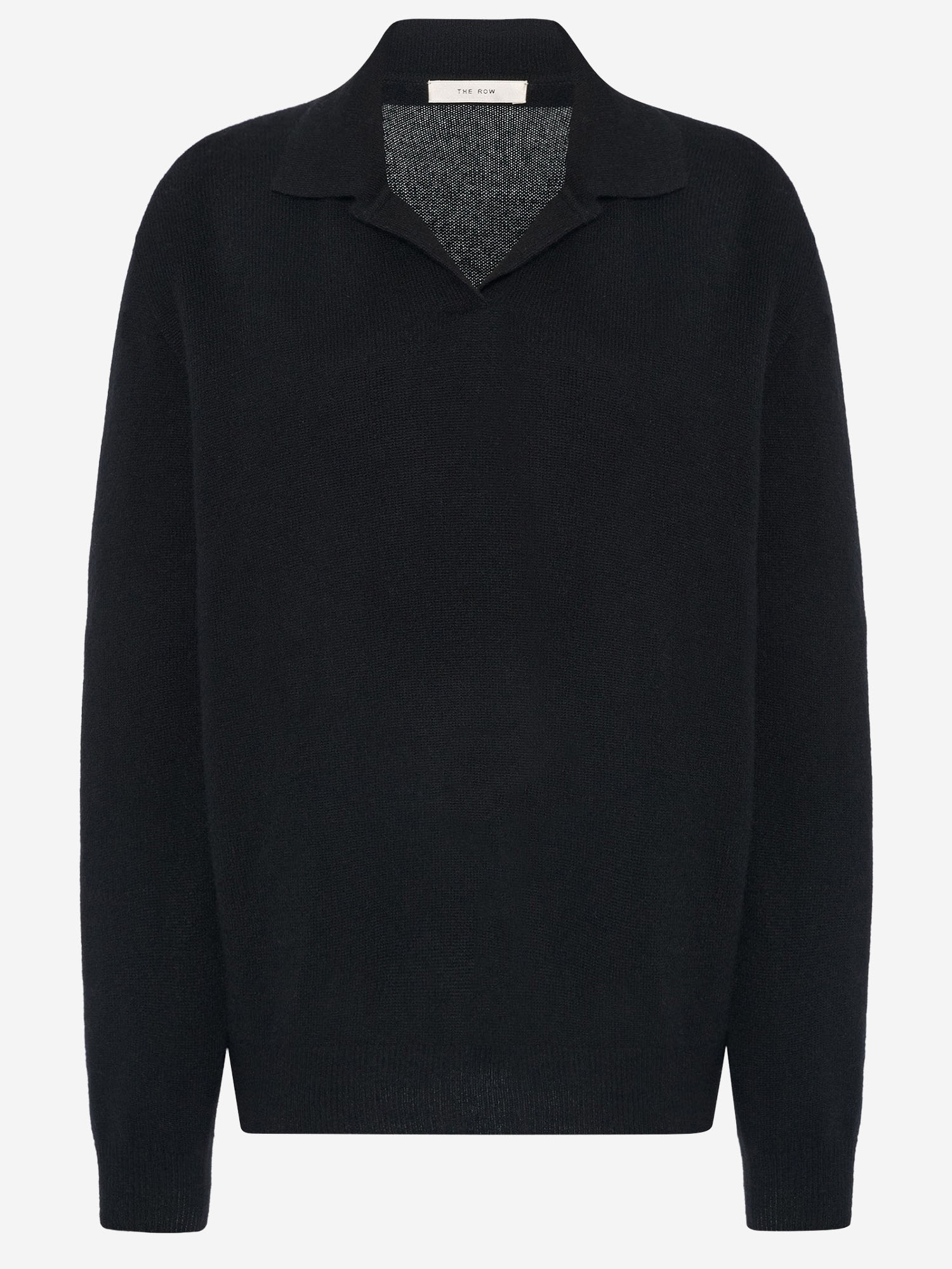 The Row POLO A MANICHE LUNGHE OASHI IN CASHMERE