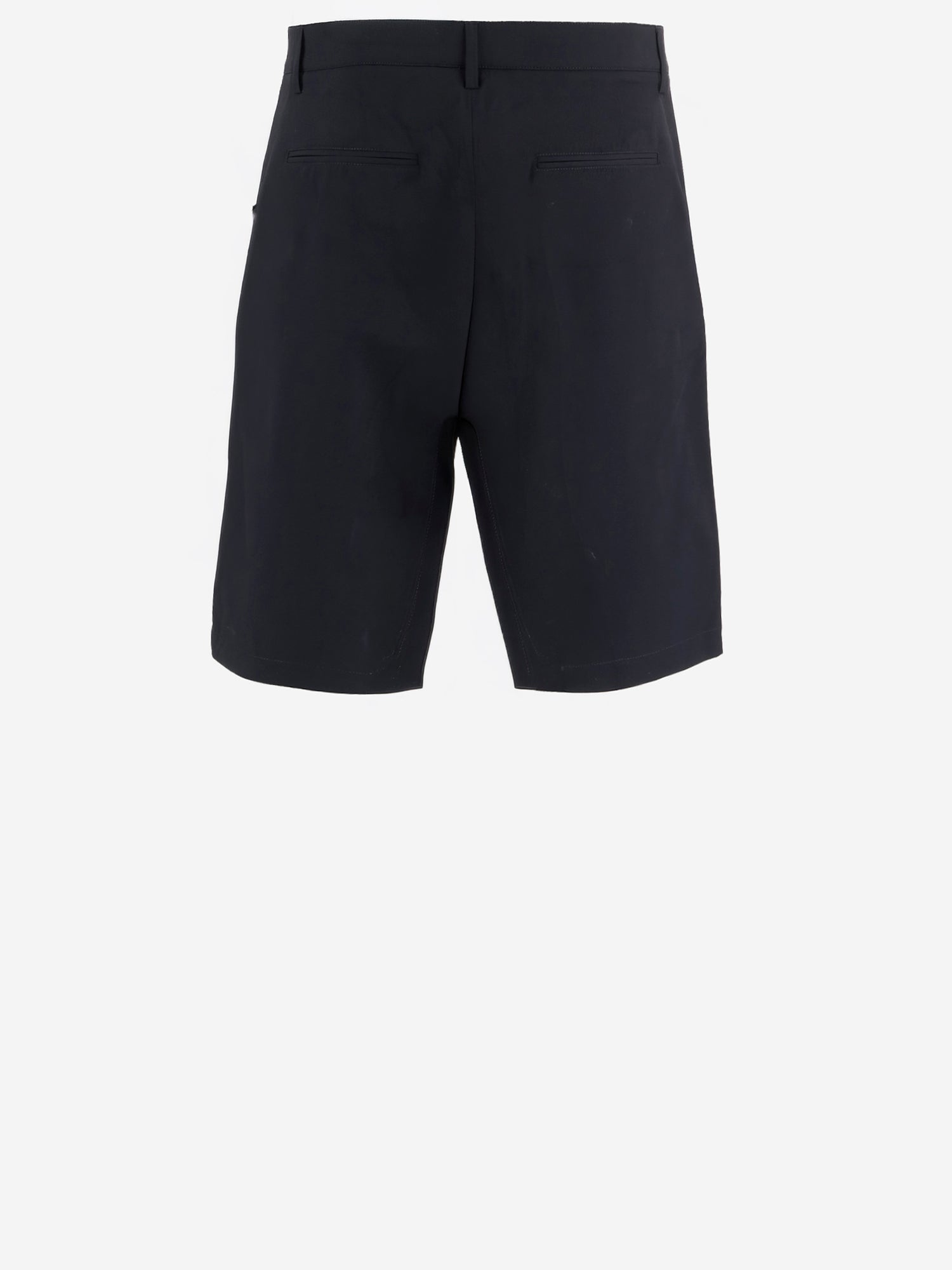 JUST CAVALLI PANTALONI CORTI IN NYLON STRETCH CON LOGO, view 2