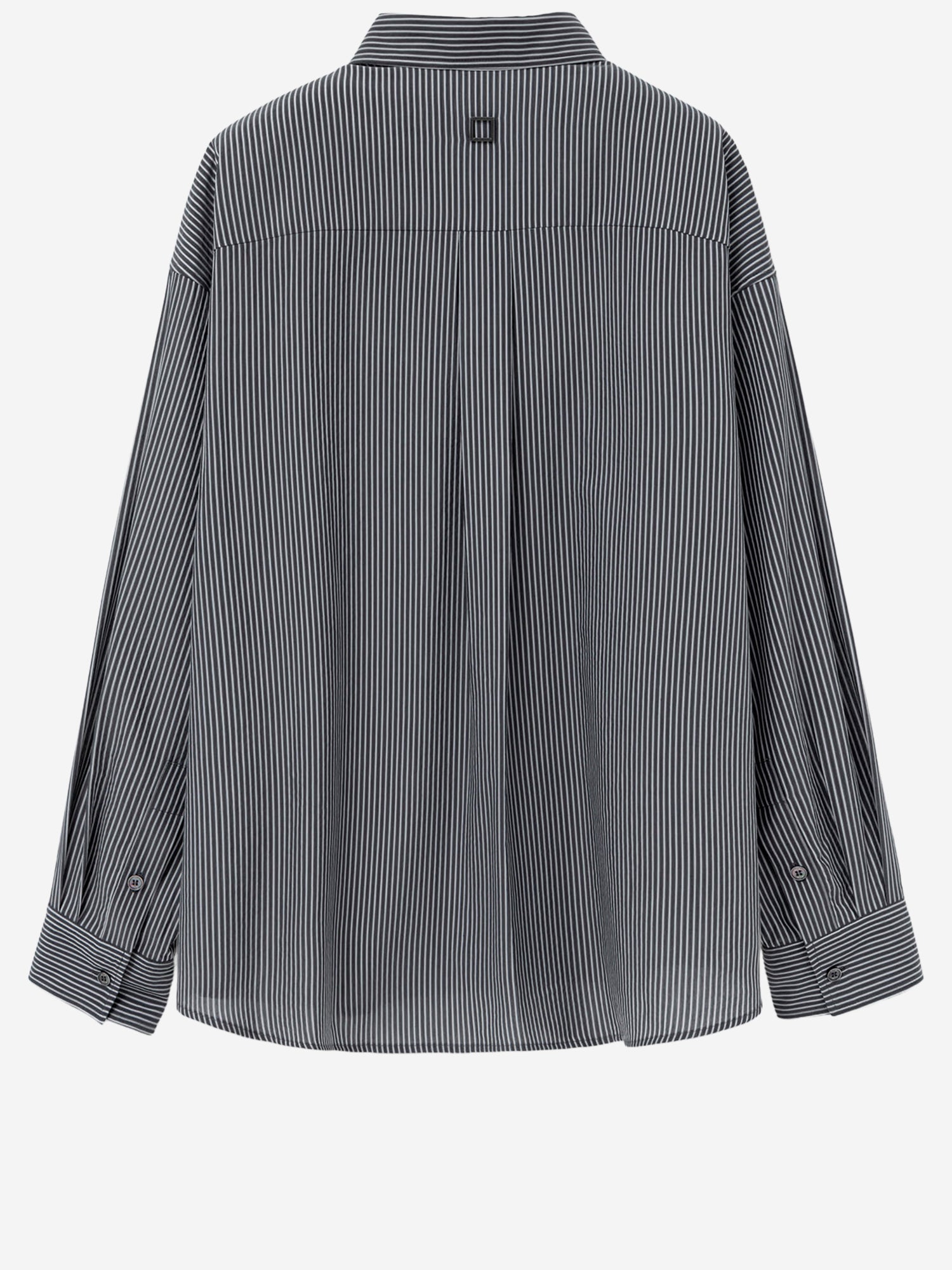 WOOYOUNGMI CAMICIA IN MISTO COTONE CON MOTIVO A RIGHE, view 2