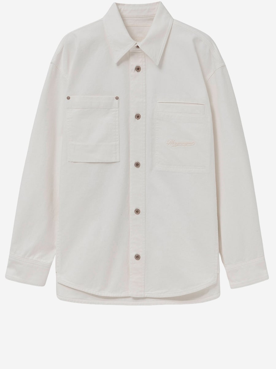 WOOYOUNGMI CAMICIA IN COTONE CON LOGO