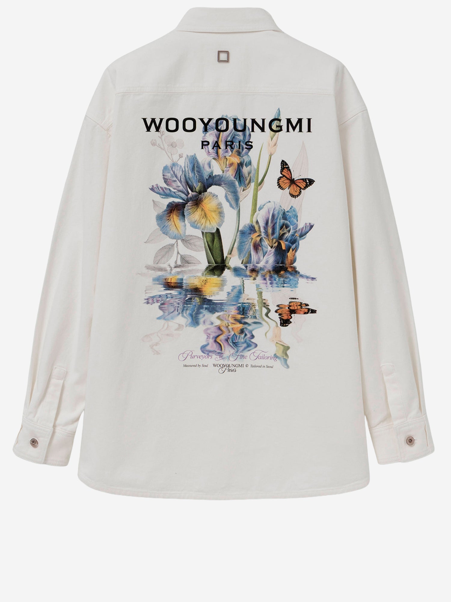 WOOYOUNGMI CAMICIA IN COTONE CON LOGO, view 2