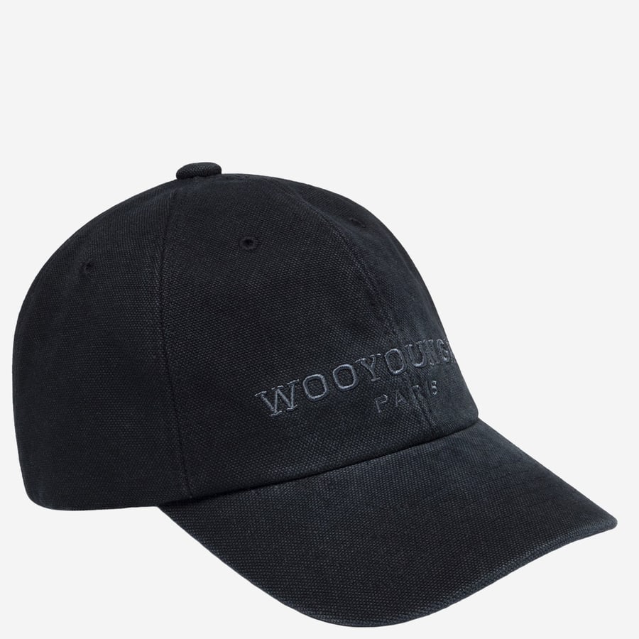 WOOYOUNGMI CAPPELLO DA BASEBALL IN cotone, view 2