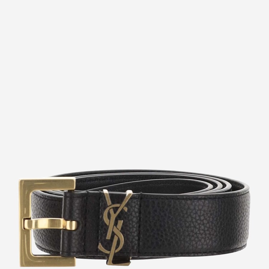 Saint Laurent CINTURA IN PELLE CASSANDRE