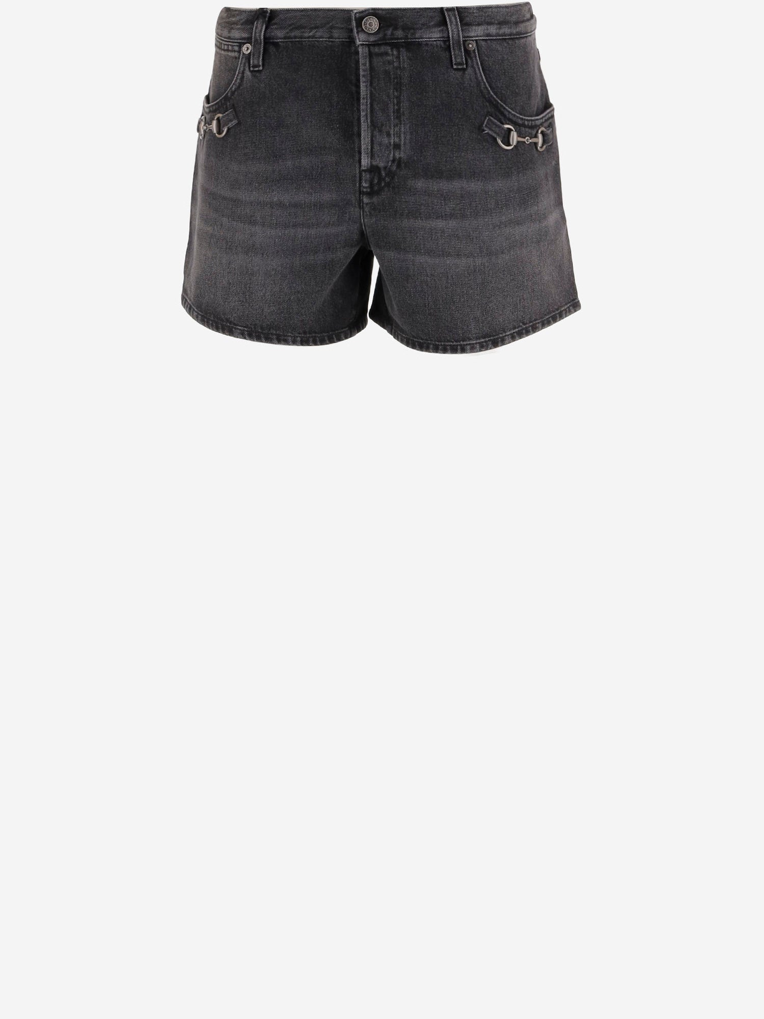 Gucci JEANS CORTI IN DENIM DI COTONE