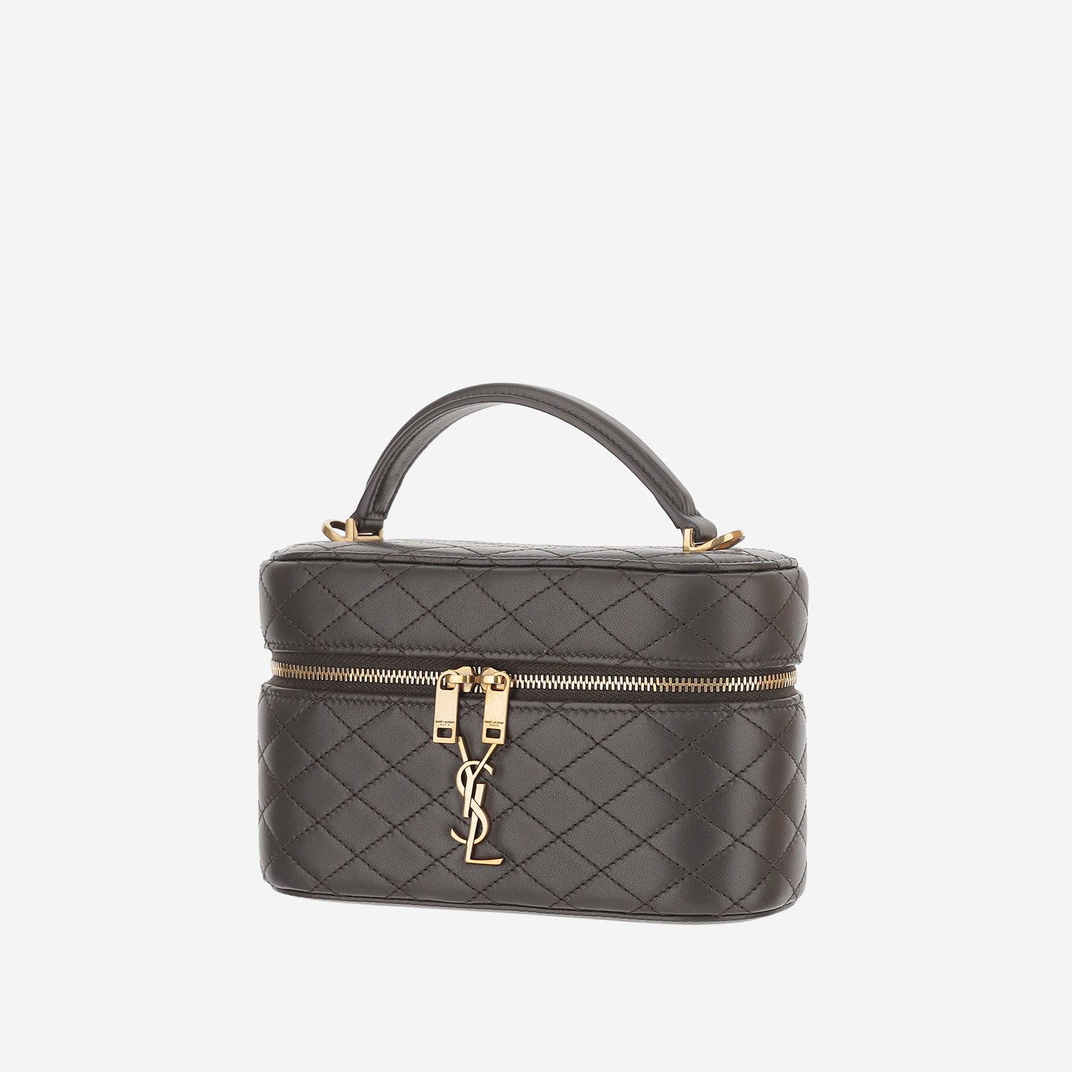 Saint Laurent BORSA VANITY GABY MINI IN PELLE, view 2