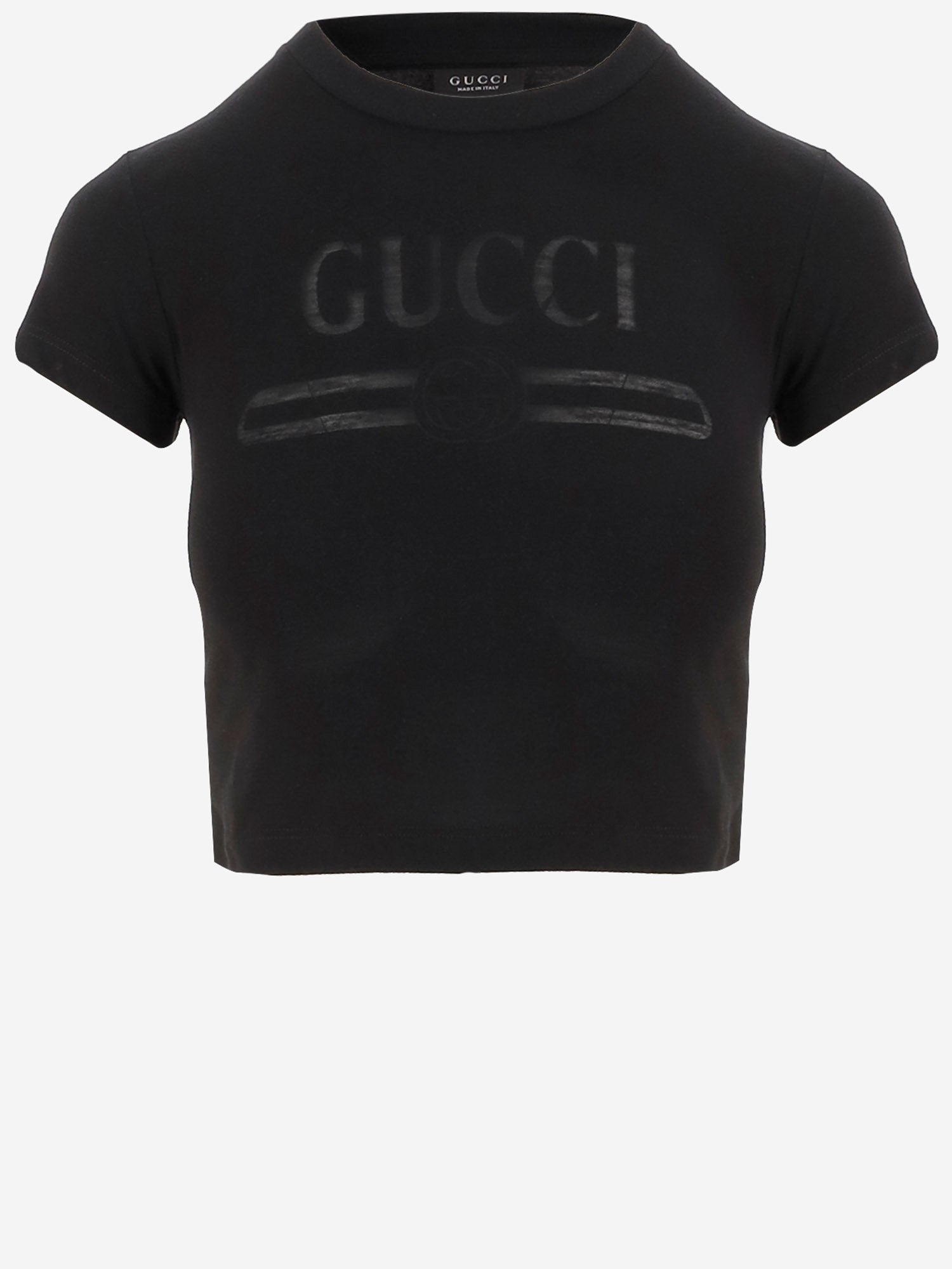 Gucci T-SHIRT IN MISTO COTONE CON LOGO