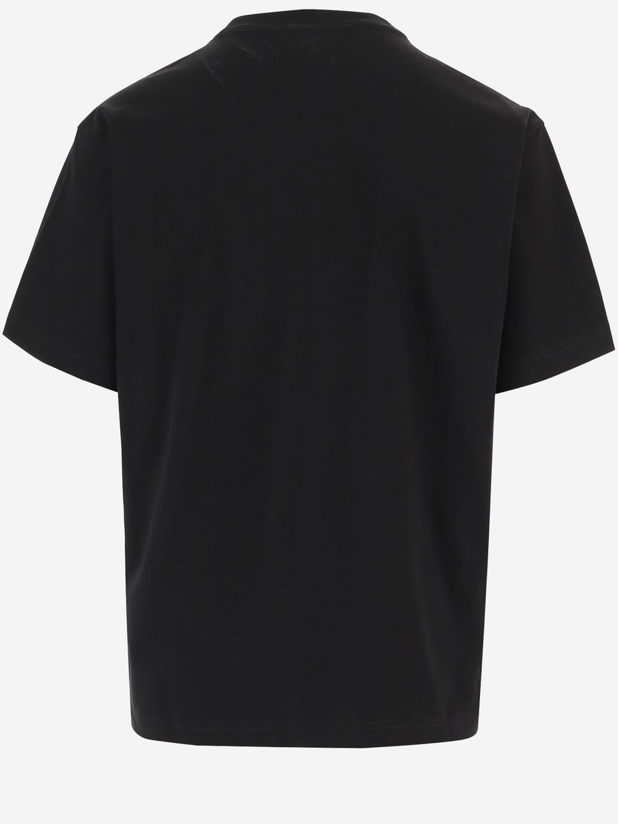 Bottega Veneta T-SHIRT IN COTON CON RICAMO, view 2