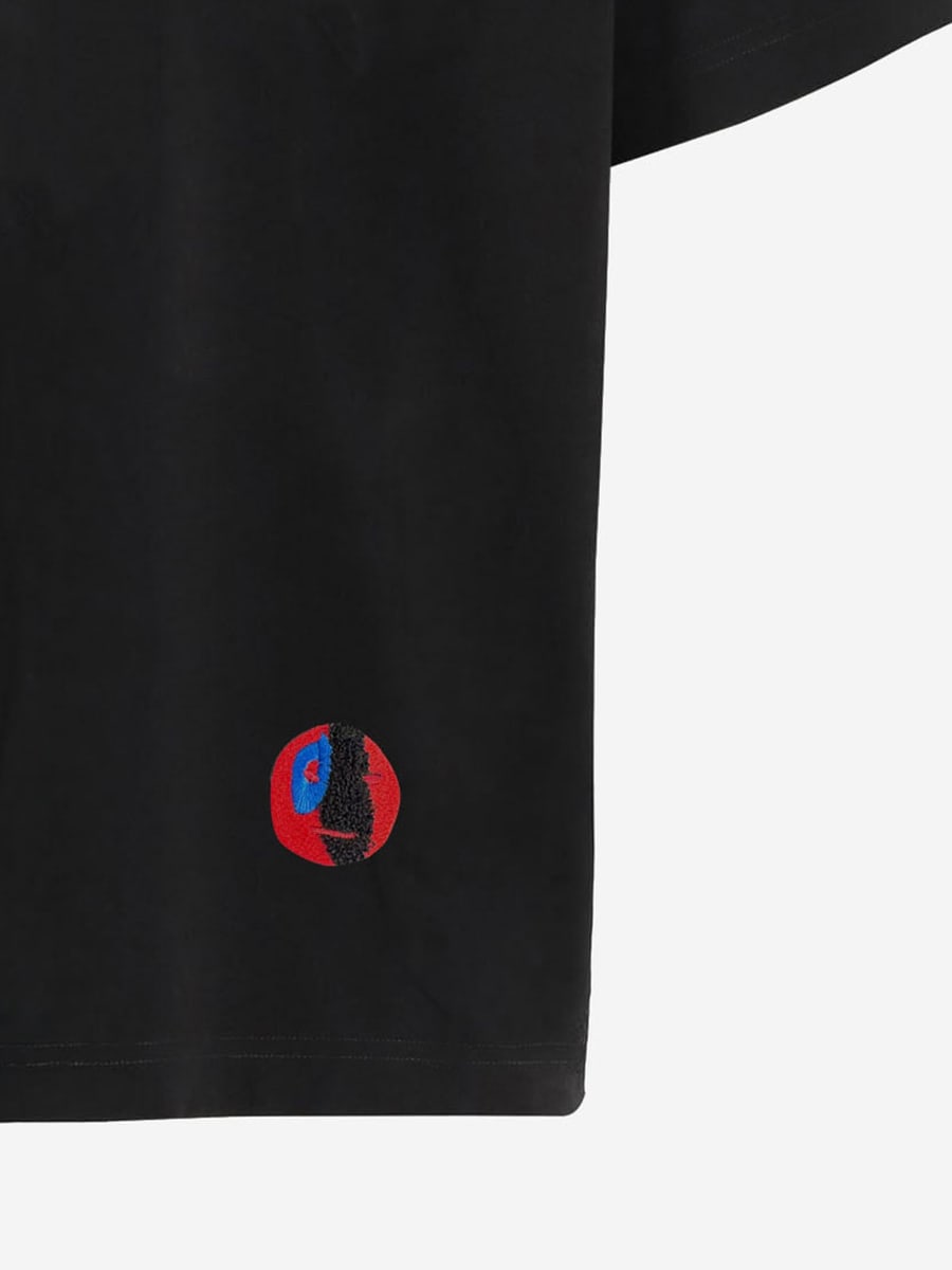 Bottega Veneta T-SHIRT IN COTON CON RICAMO, view 3