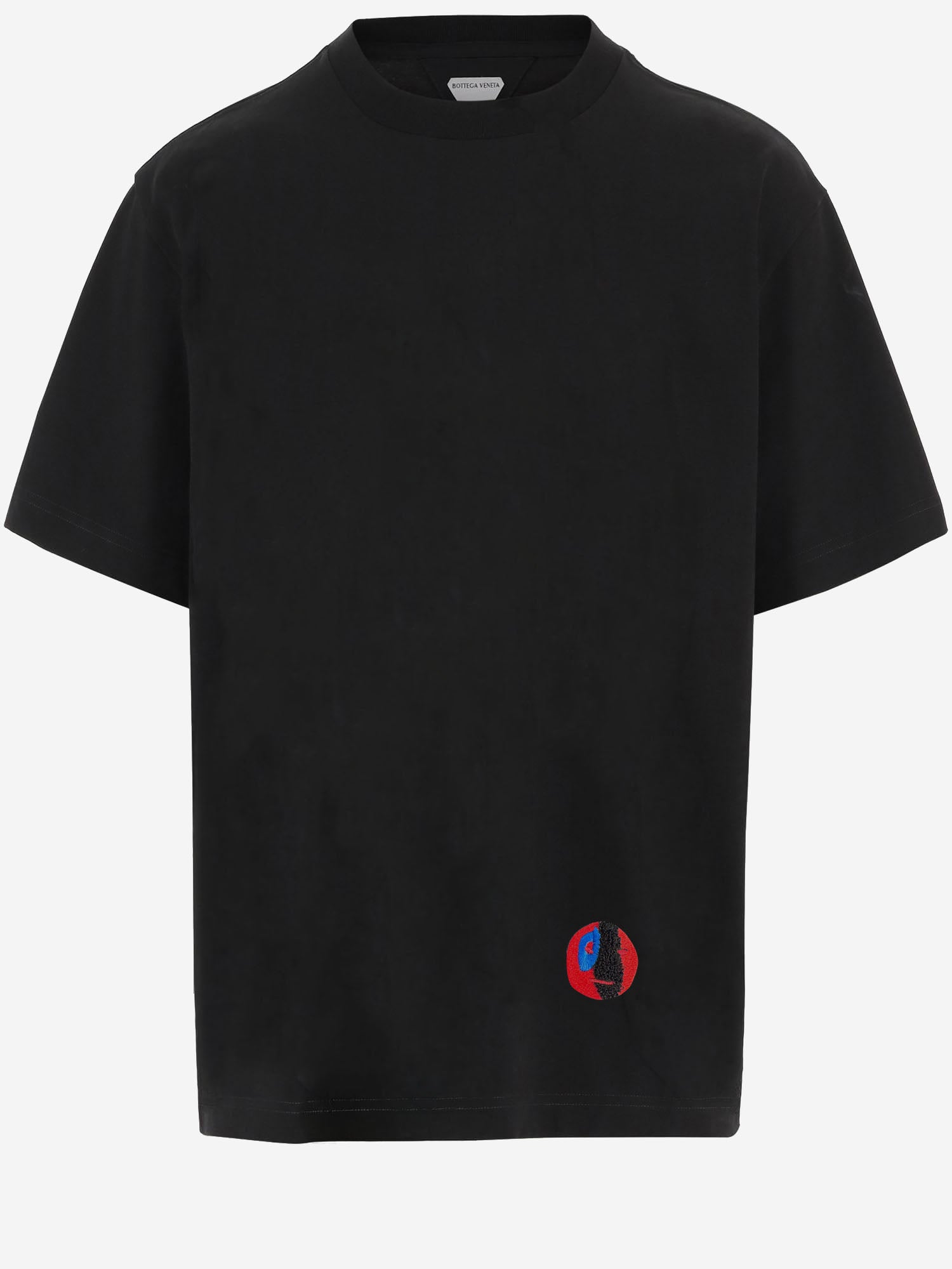Bottega Veneta T-SHIRT IN COTON CON RICAMO
