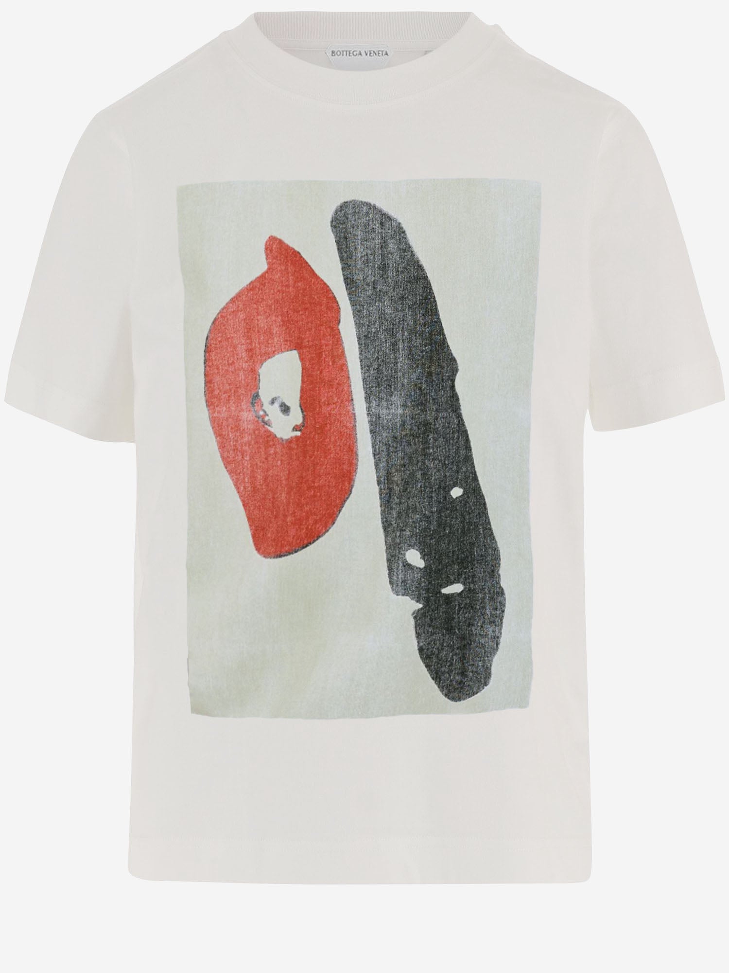 Bottega Veneta T-SHIRT IN COTONE CON STAMPA