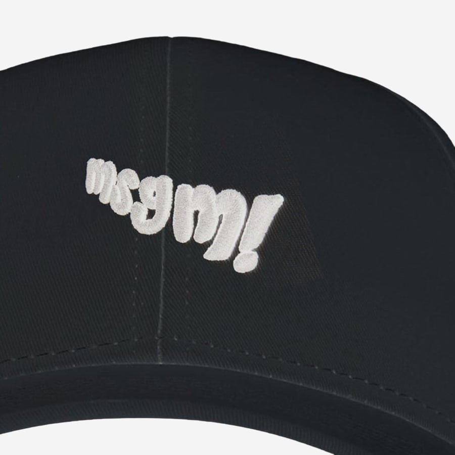MSGM KIDS CAPPELLO DA BASEBALL IN COTONE CON LOGO, view 4