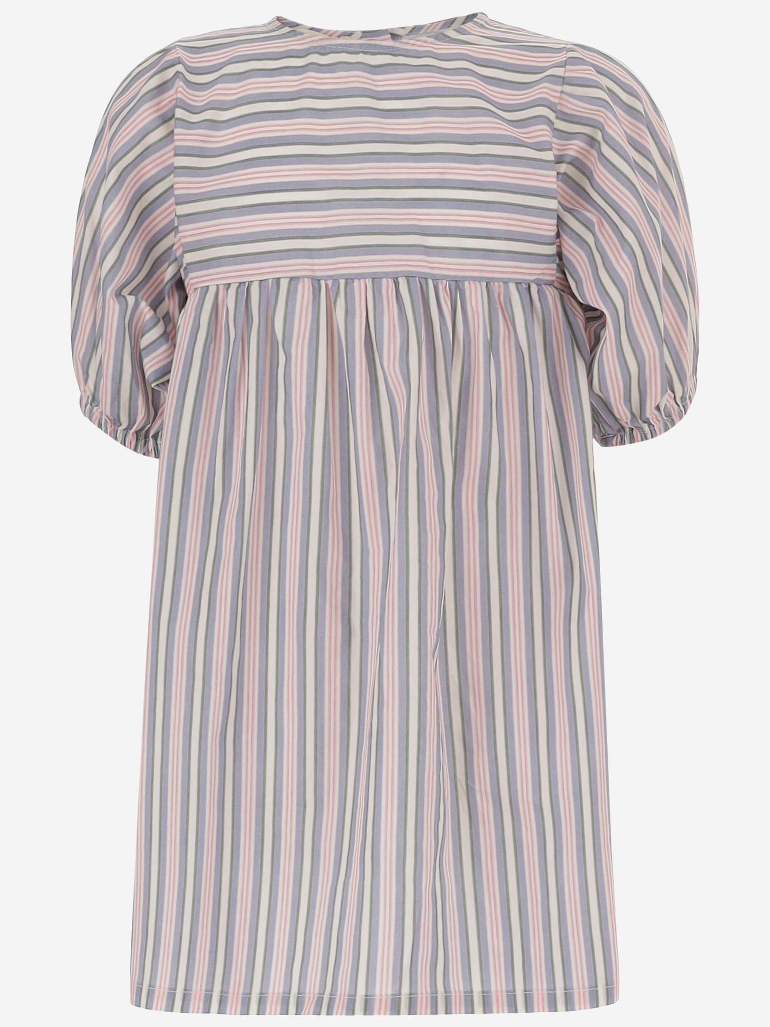 BABE & TESS KIDS Abito in cotone stretch a righe
