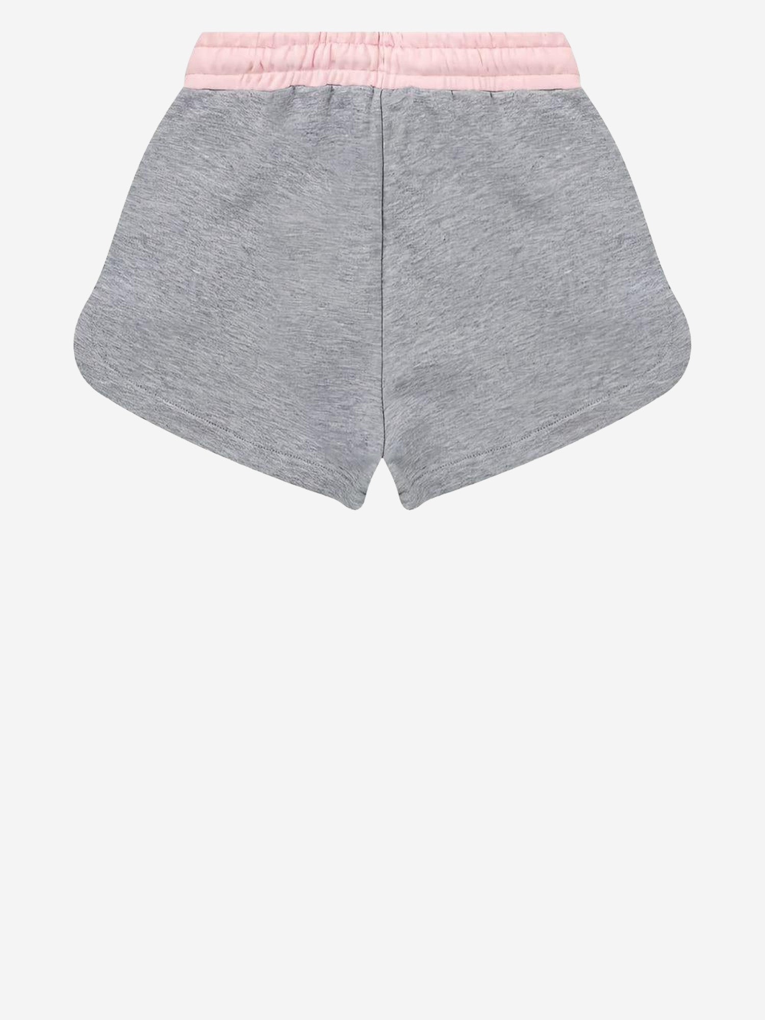 MSGM KIDS PANTALONCINI LOGATI IN COTONE, view 2