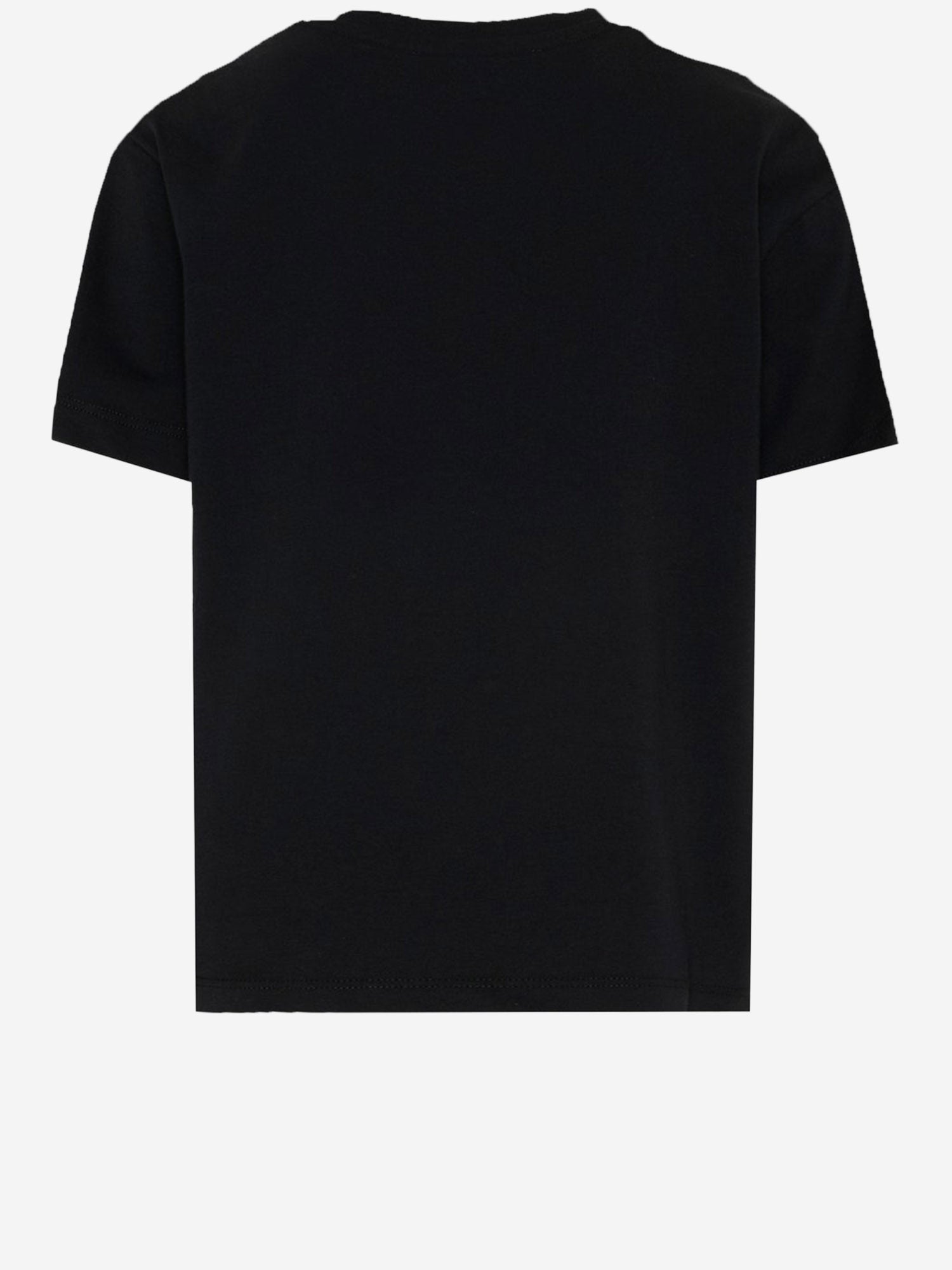 MSGM KIDS T-SHIRT IN COTONE CON LOGO, view 2