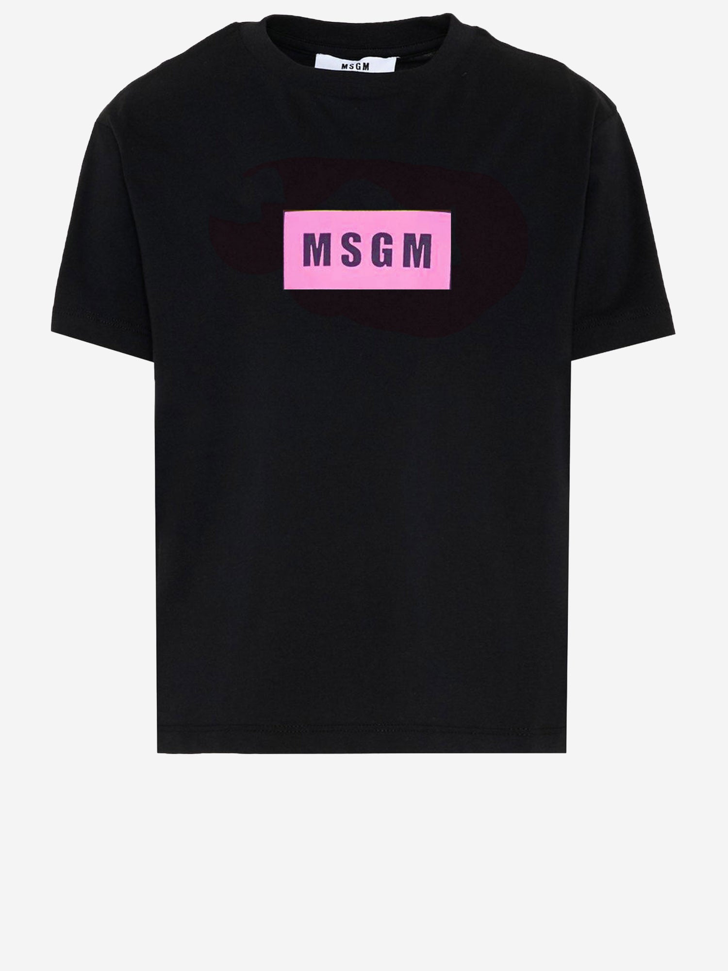 MSGM KIDS T-SHIRT IN COTONE CON LOGO