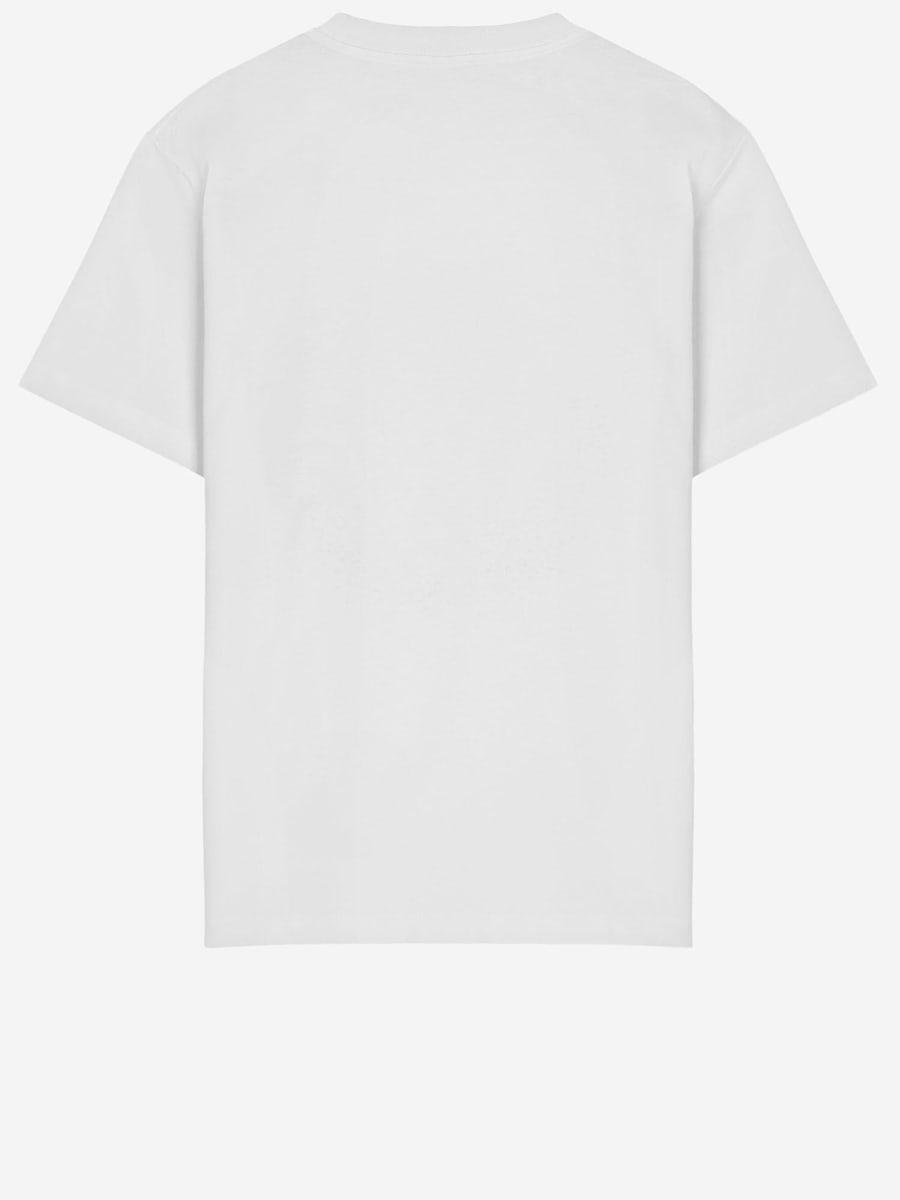 JUST CAVALLI T-SHIRT IN COTONE CON STAMPA LOGO, view 2