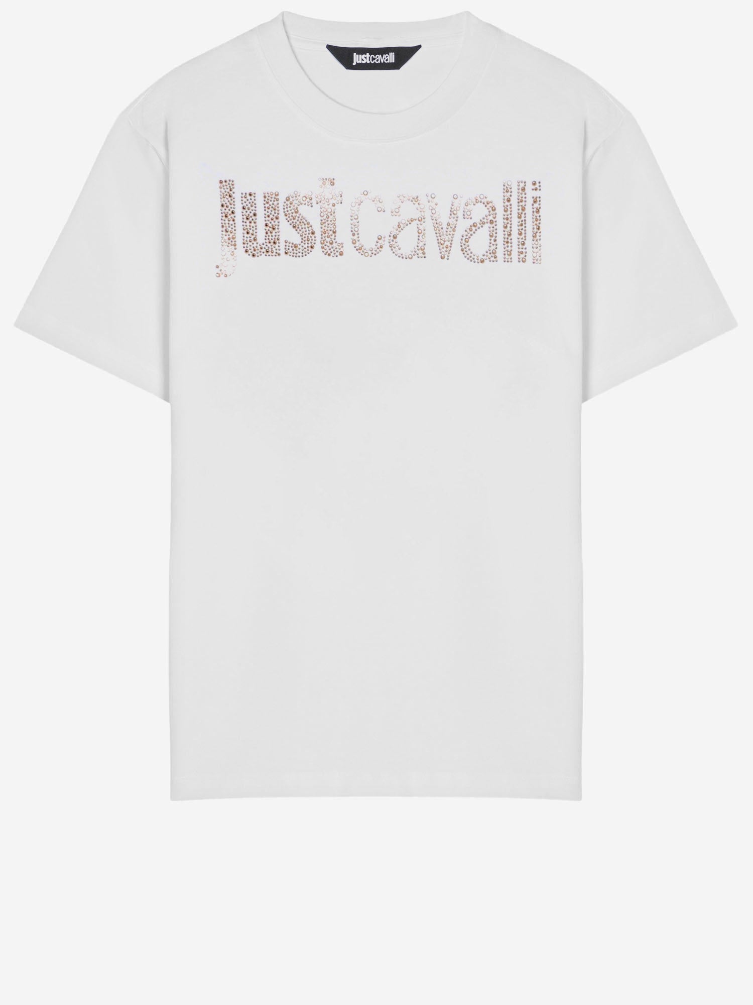JUST CAVALLI T-SHIRT IN COTONE CON LOGO