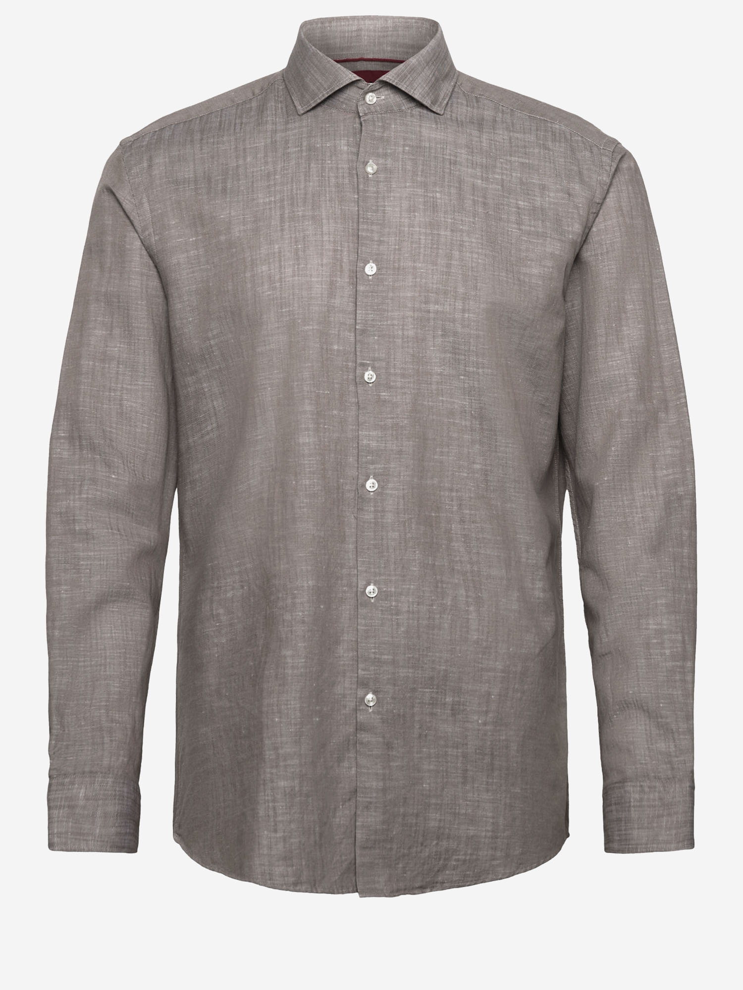 HUGO BOSS CAMICIA IN COTONE E LINO
