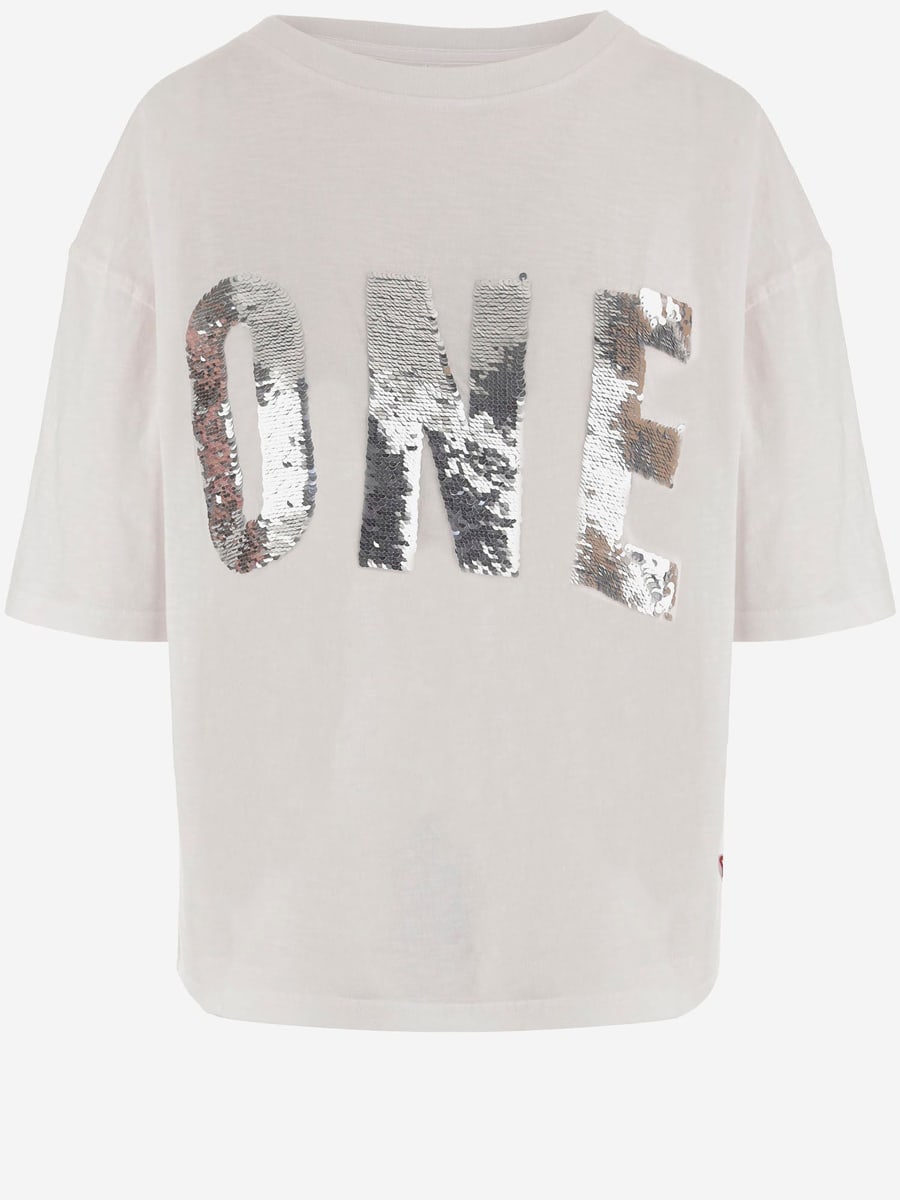 ONE TEE T-SHIRT IN COTONE CON LOGO