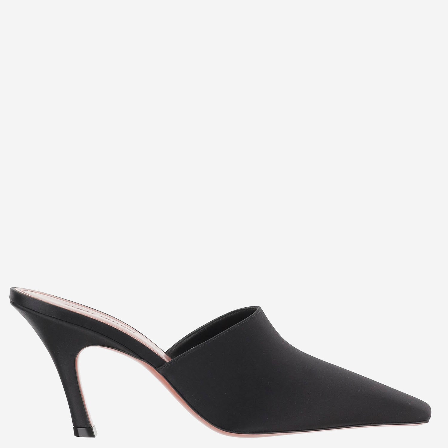 Amina Muaddi Mules Jamie in raso di seta