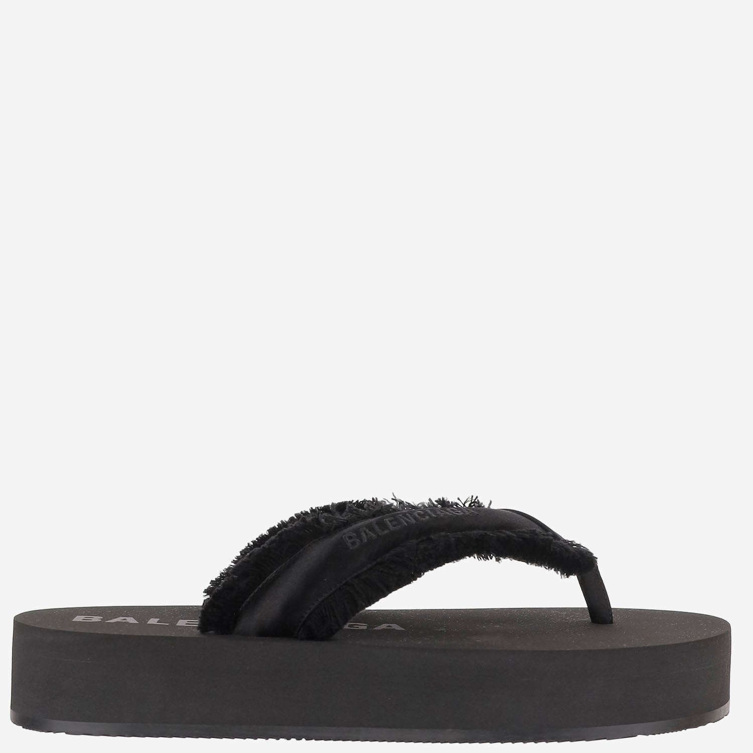 Balenciaga SANDALI JET LAG  IN SATIN SPAZZOLATO