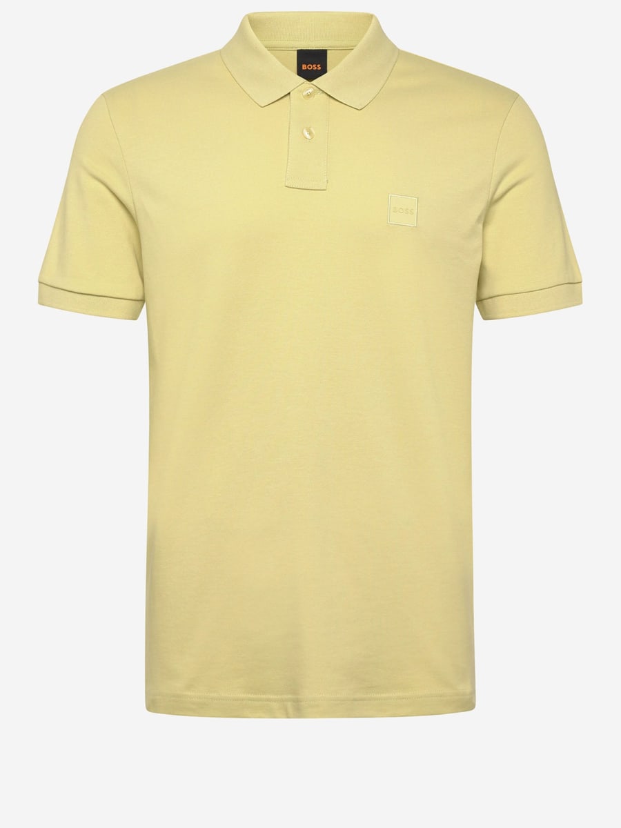 HUGO BOSS POLO IN COTONE STRETCH