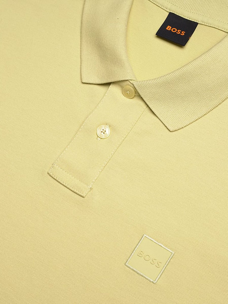 HUGO BOSS POLO IN COTONE STRETCH, view 3
