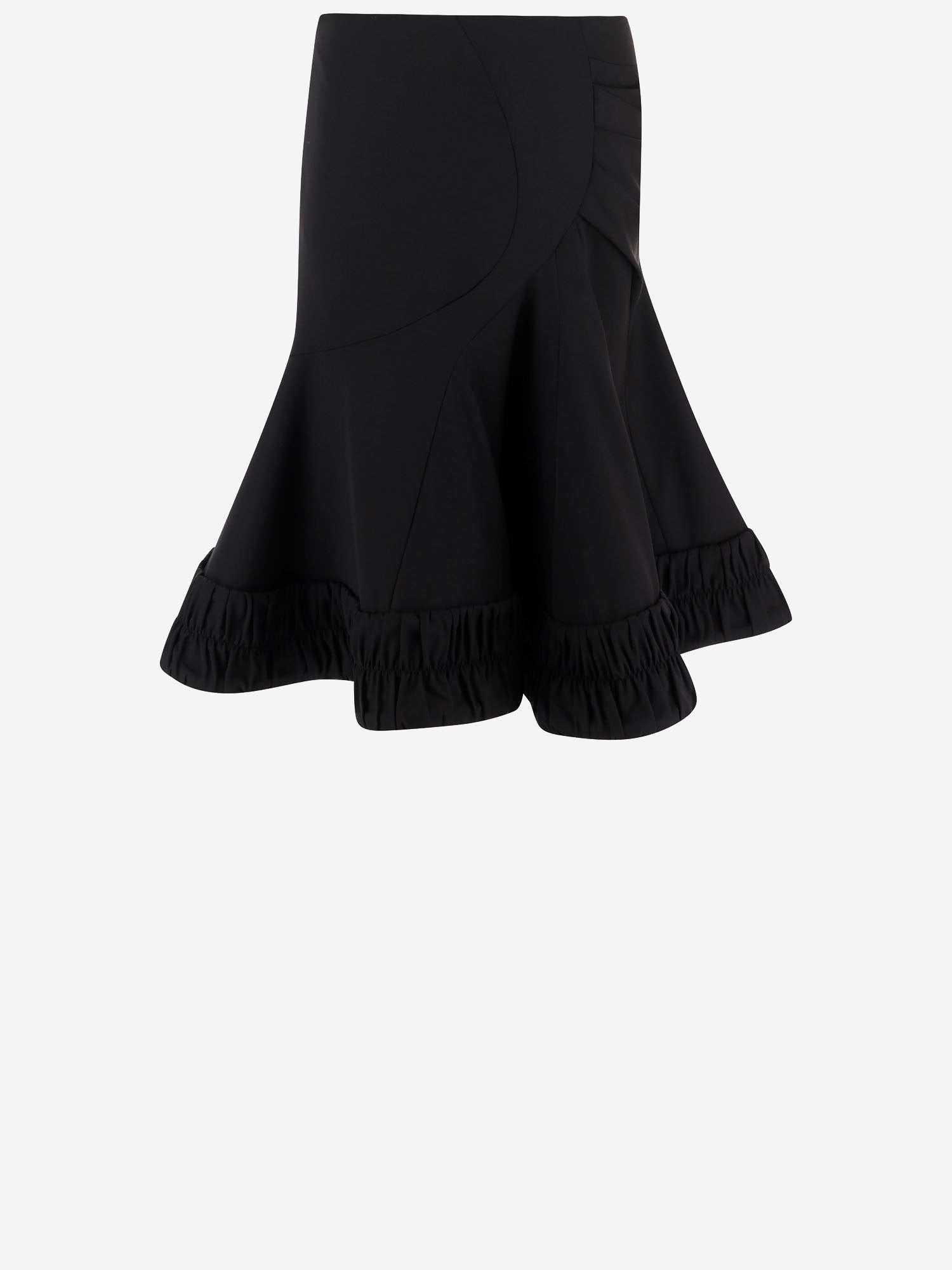 Dries Van Noten GONNA IN LANA CON ORLO ARRICCIATO